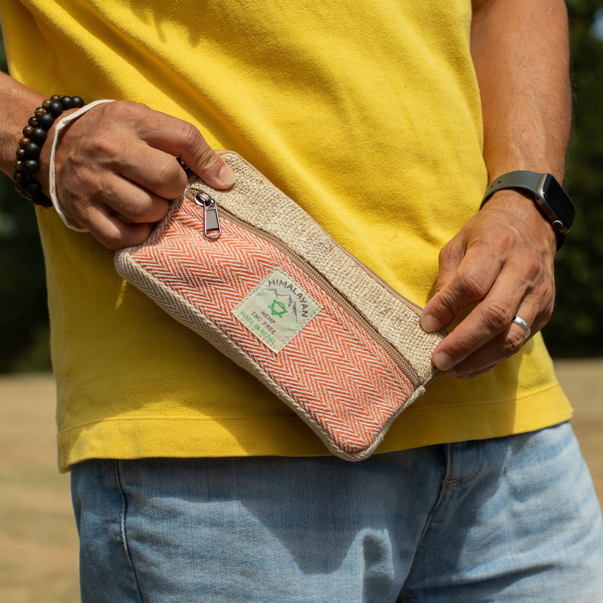 Hemp Phone/Tobacoo/Anything Zip Pouch (assorted) - Image 2