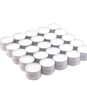 50x Unscented Tealight (4hr)