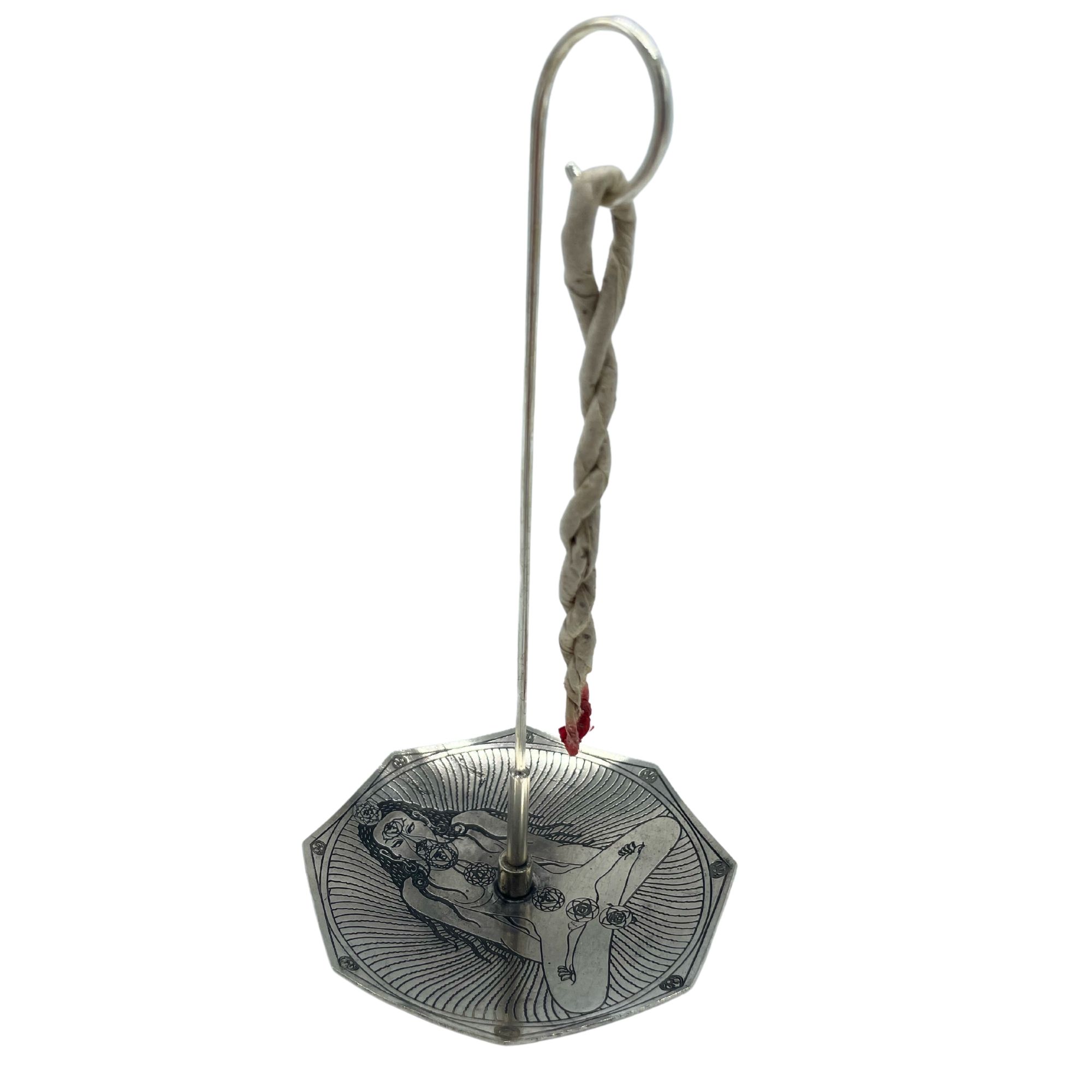 Rope Incense and Silver Plated Holder Set - Tantra Yoga - Image 4