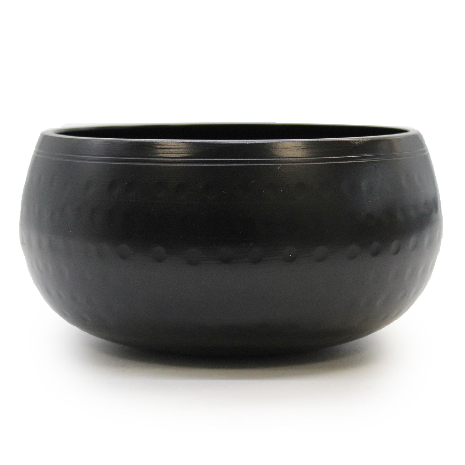 Medium Black Beaten Bowl - 15cm - Image 3