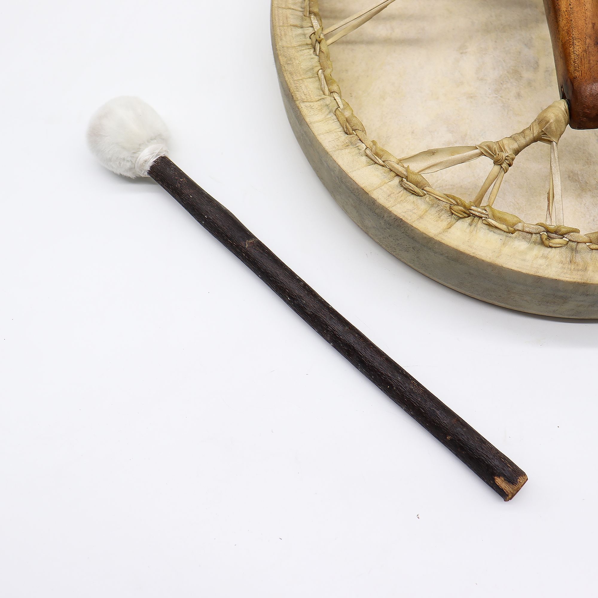 Spirit of the Wolf - Sharman Drum & Stick- Tunable - 40cm - Image 14