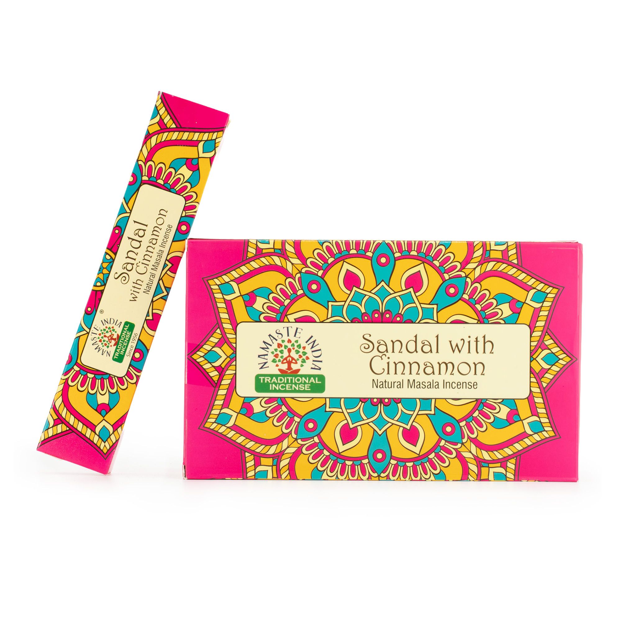 Namaste Mandala Masala Incense - Sandal with Cinnamon - Image 3
