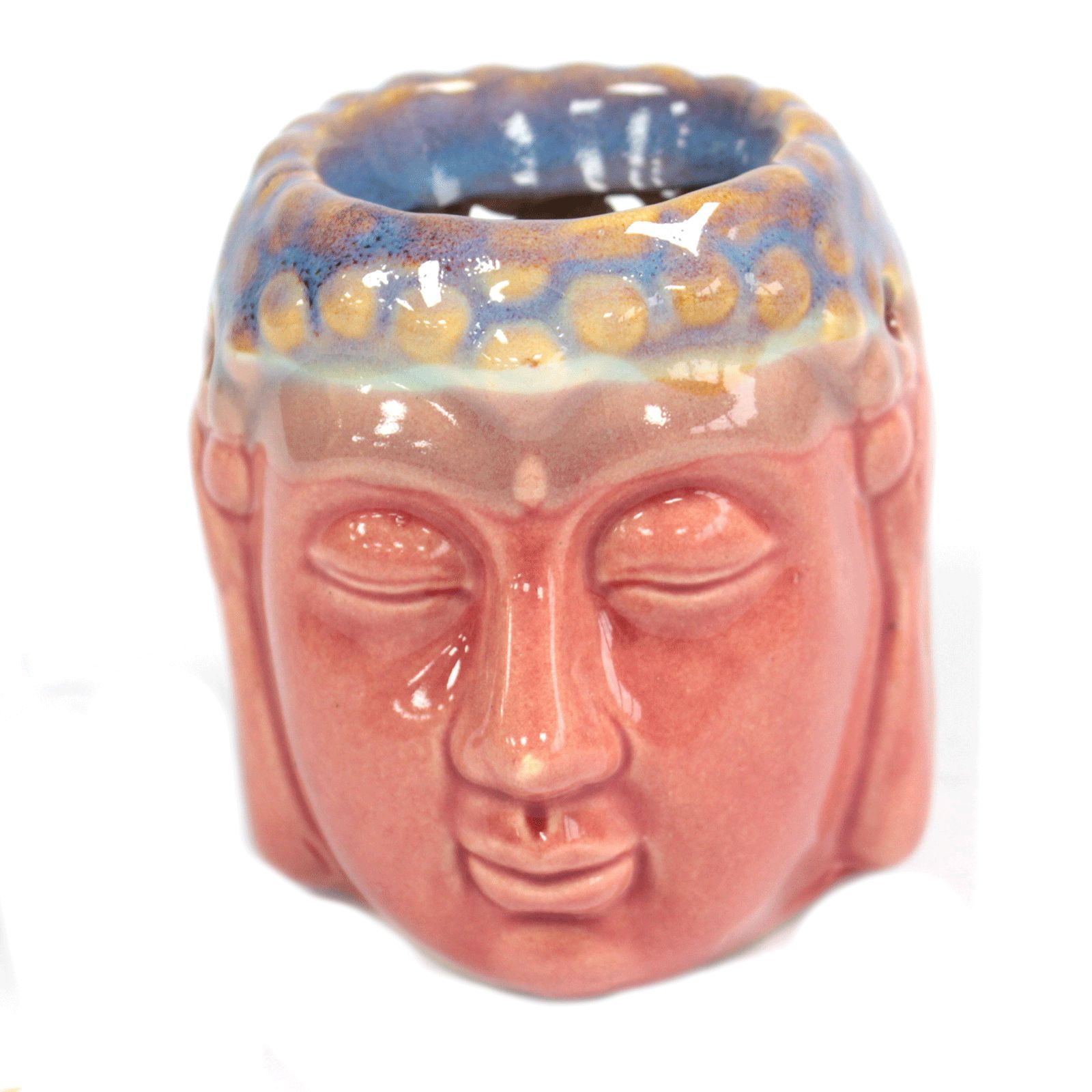 Buddha Oil Burner - Rose & Teal - Image 2