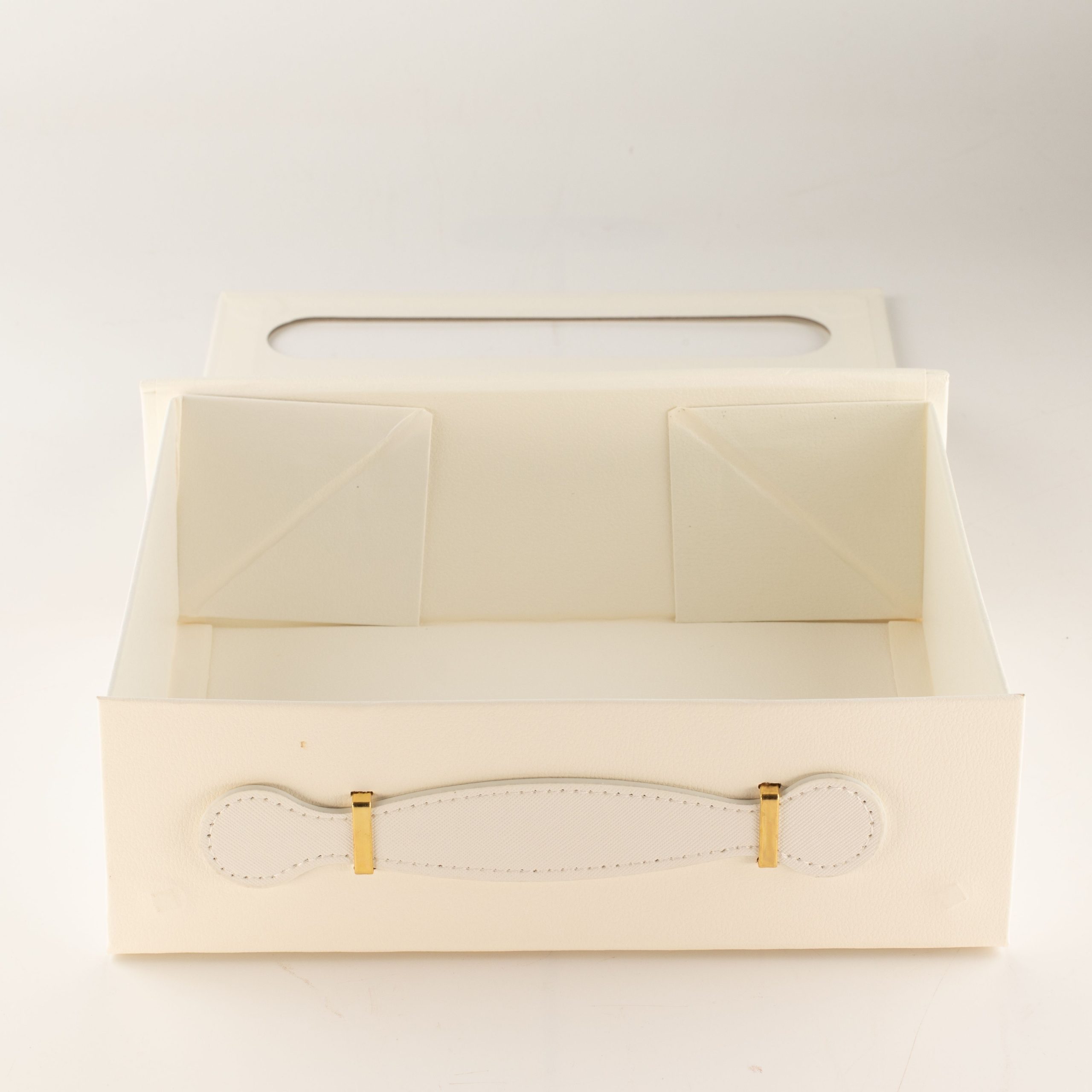 Flat Pack Gift Box - Med Hamper (24x18.2x8cm) - White - Image 3