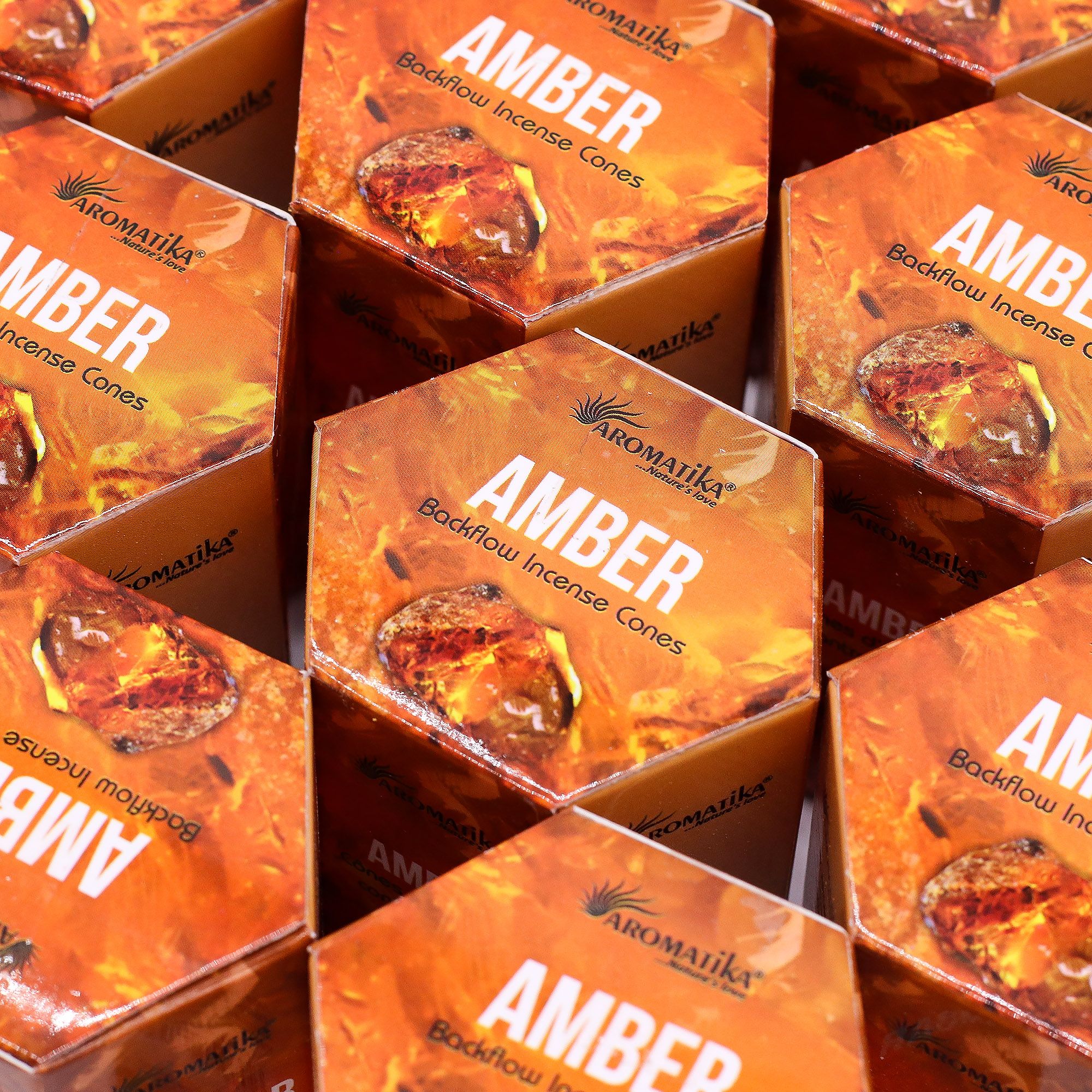 Pack of 10 Masala Backflow Incense - Amber - Image 7