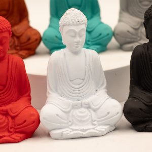Matt Mini Buddha (Assorted Colours)