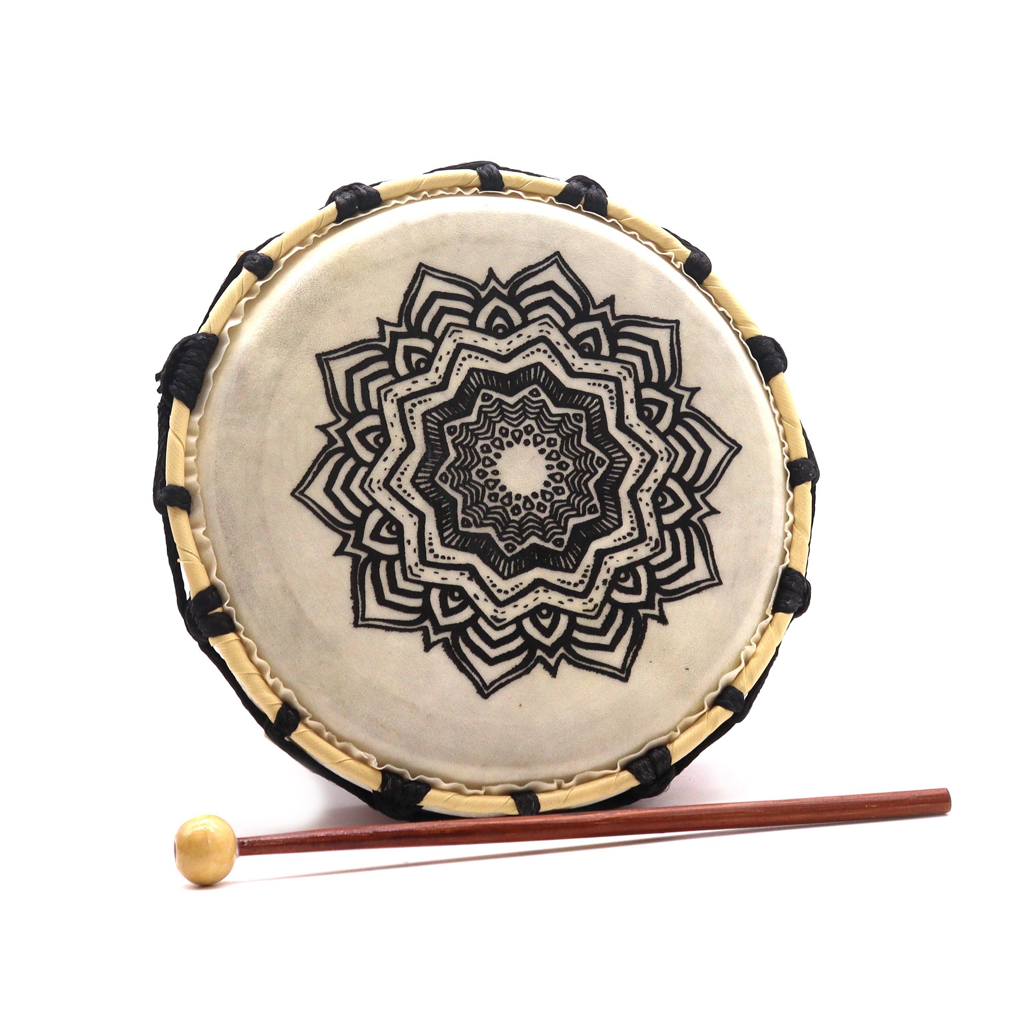 Mandala Shamanic Drum - 20cm - Image 2
