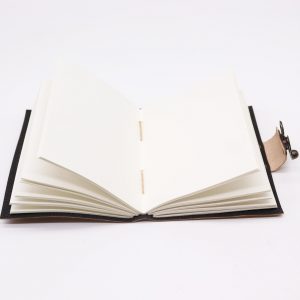 Leather Journel - Plain Paper - Life is Better with Friends