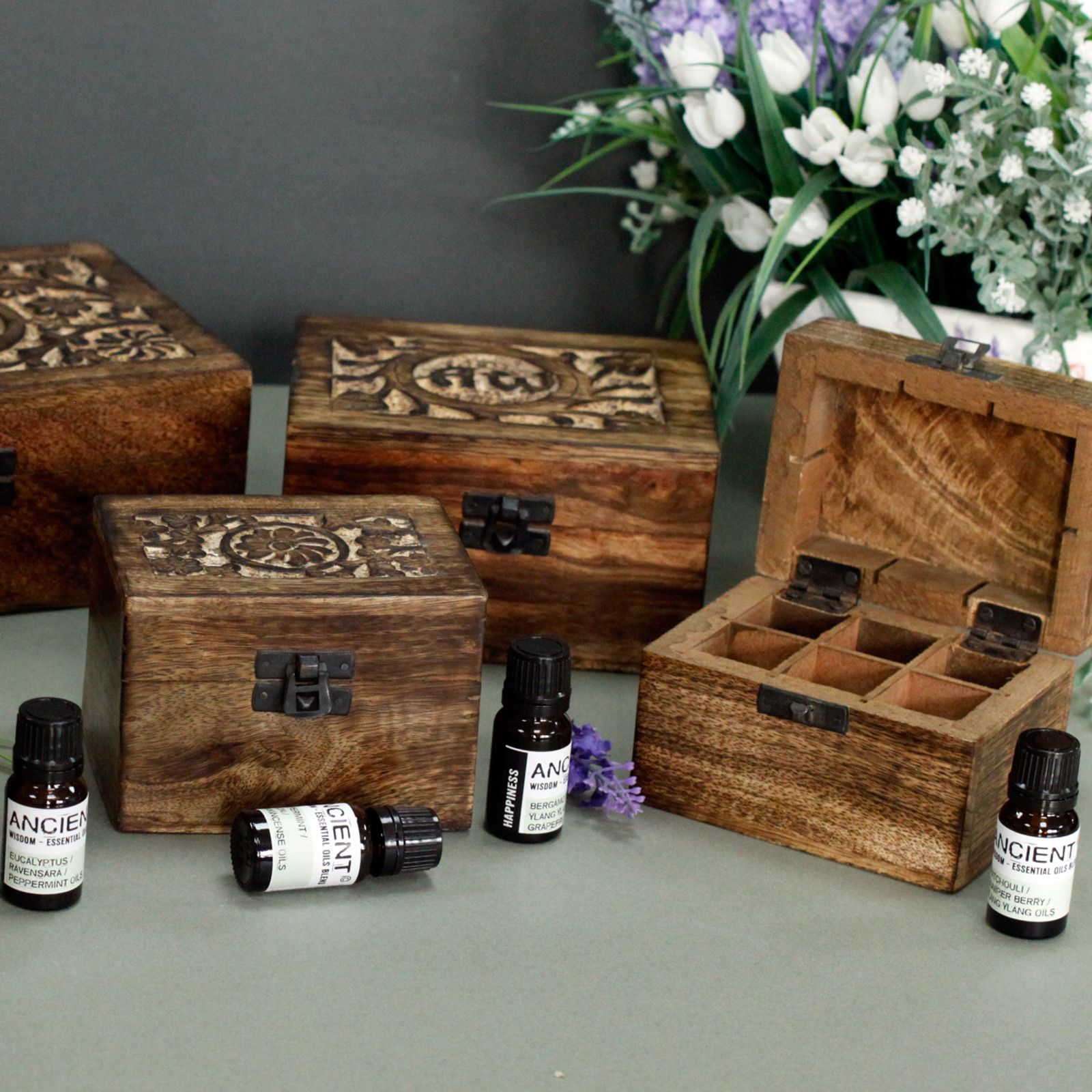 Mango Aromathrapy Box - Floral (holds 32) - Image 3