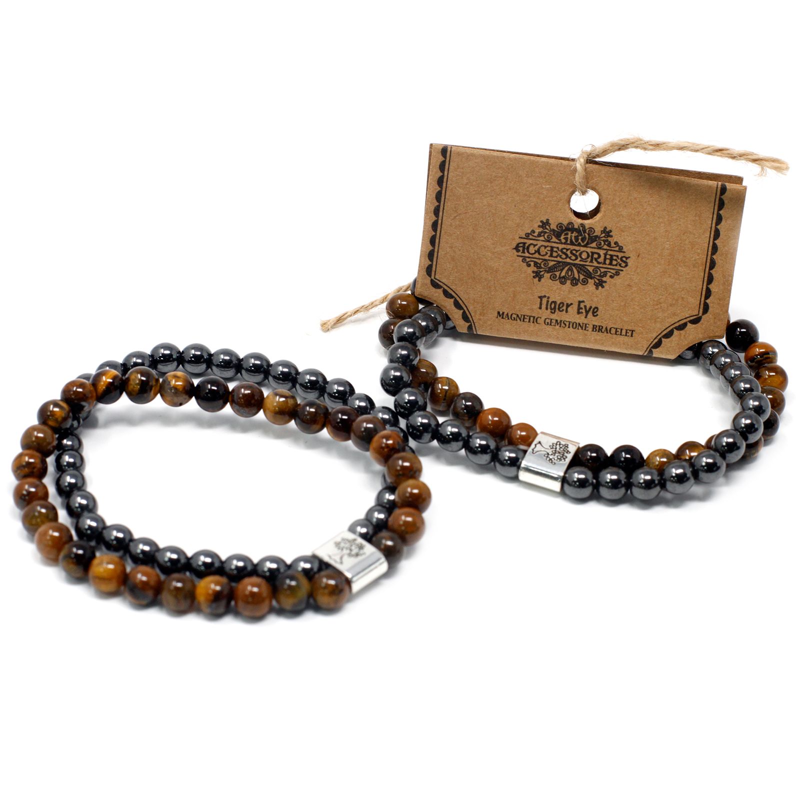 Magnetic Gemstone Bracelet - Tiger Eye - Image 6