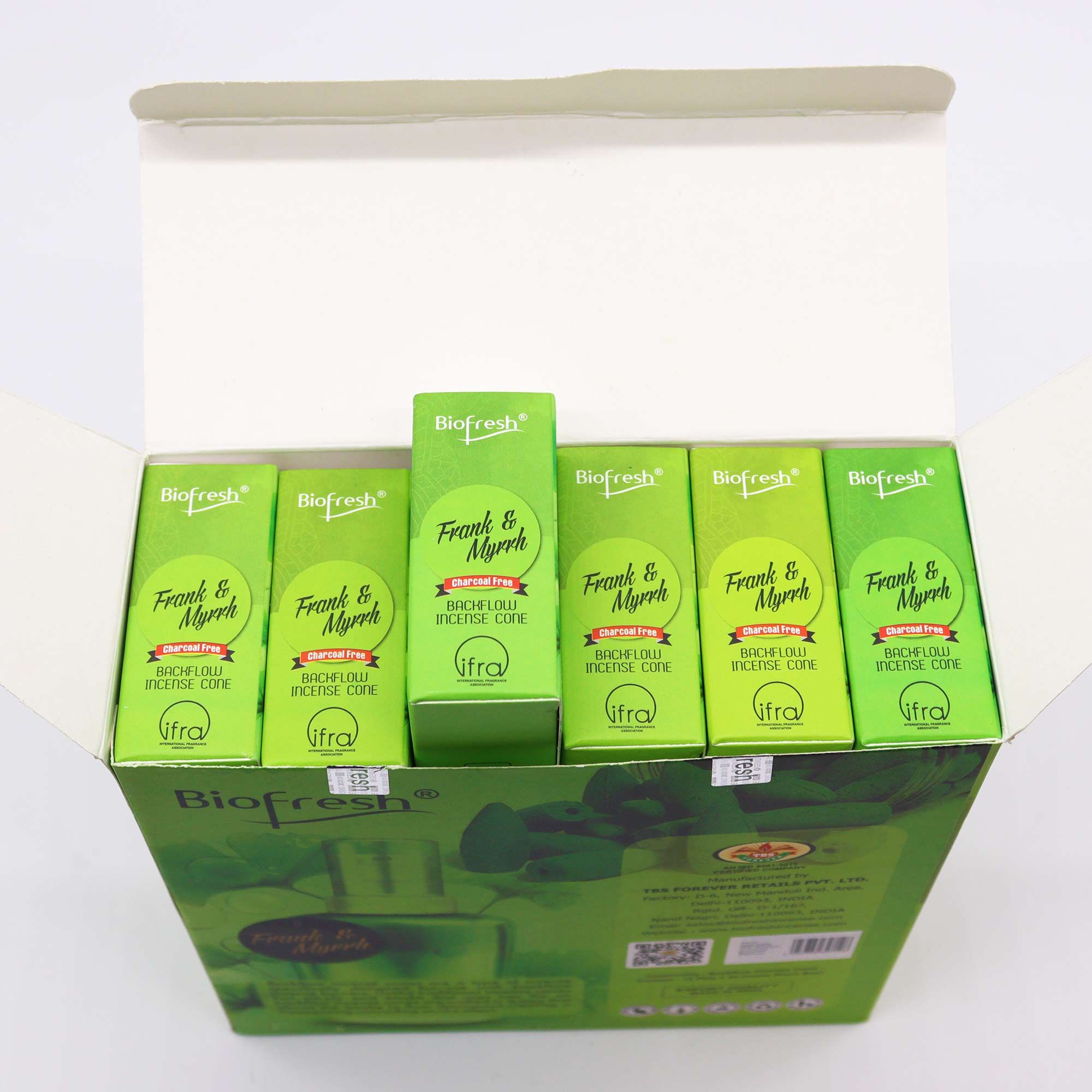 Biofresh Backflow Incense Cones - Frank & Myrrh - Image 3