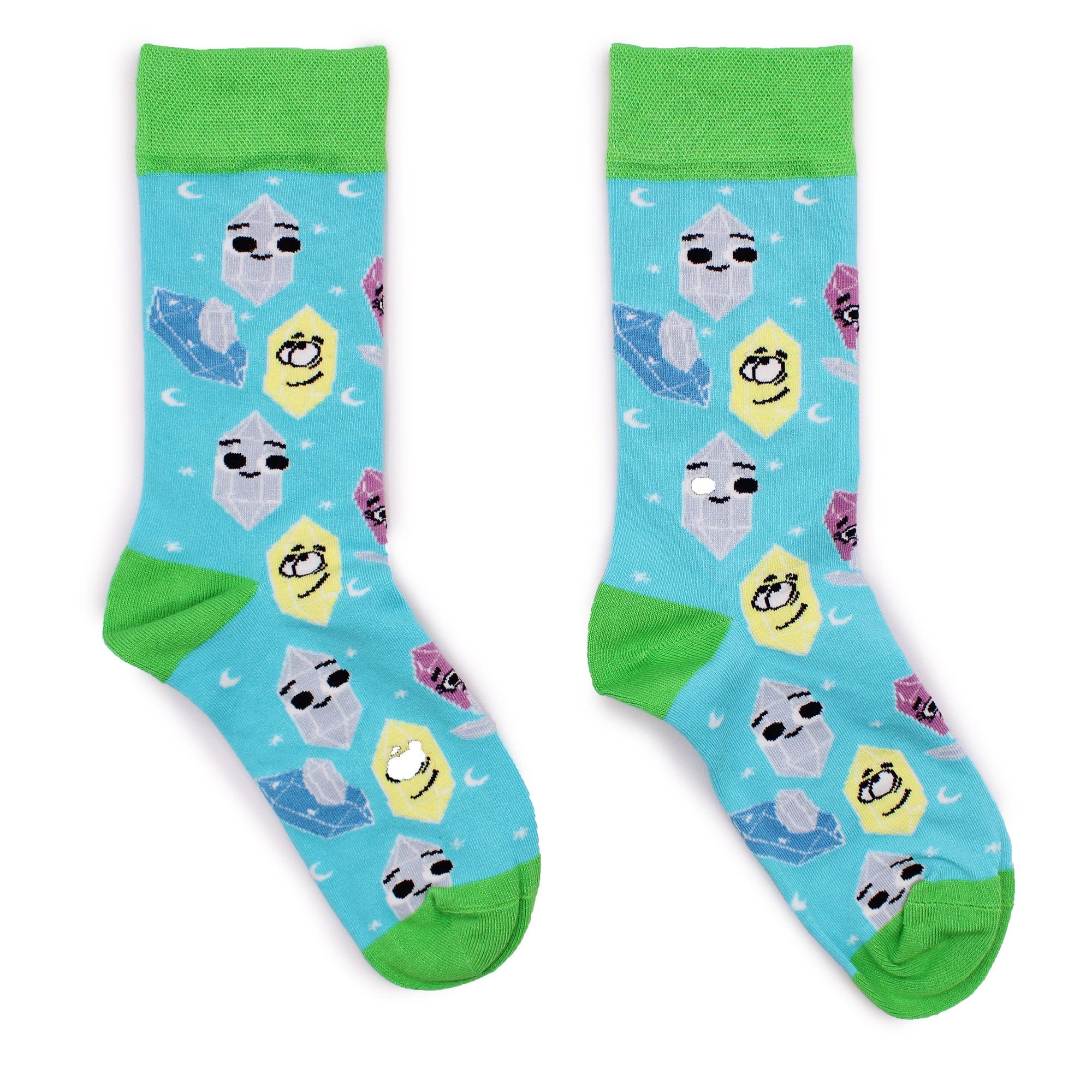 Hop Hare Bamboo Socks S/M - Lucky Gemstones - Image 3