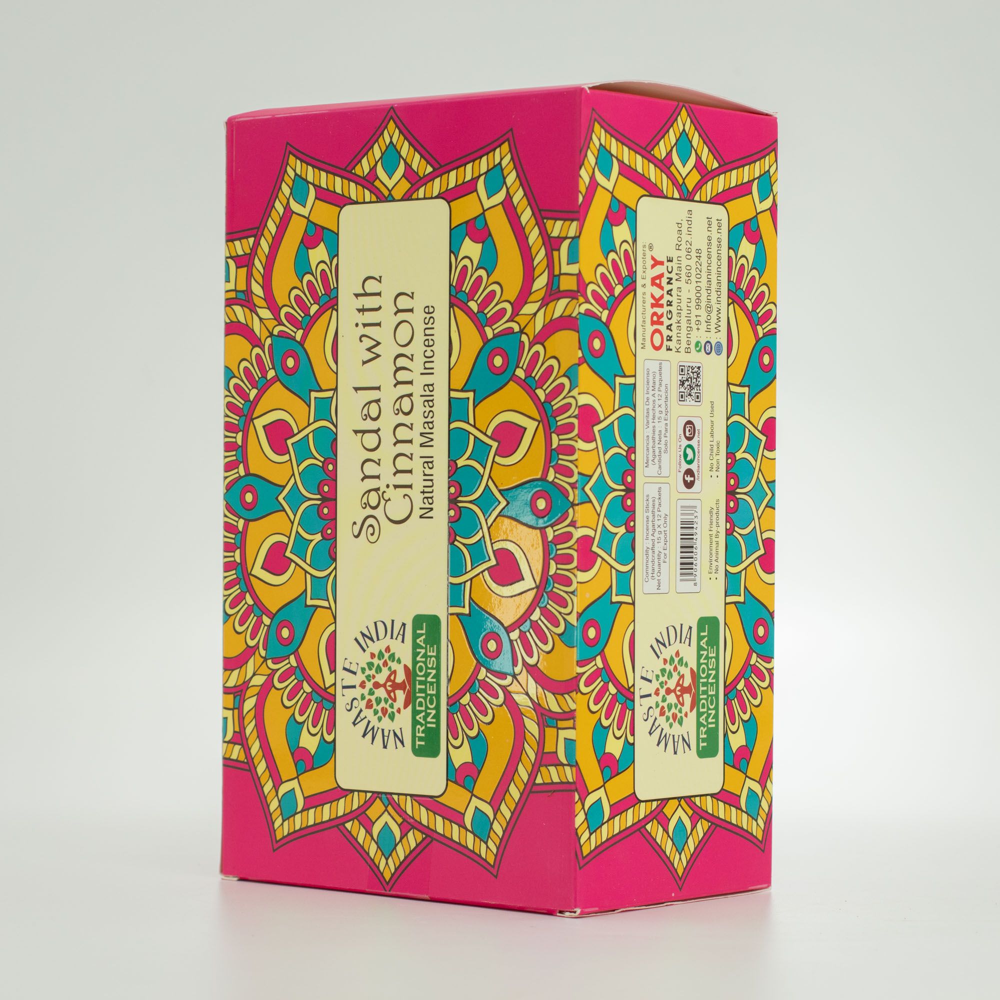 Namaste Mandala Masala Incense - Sandal with Cinnamon - Image 6
