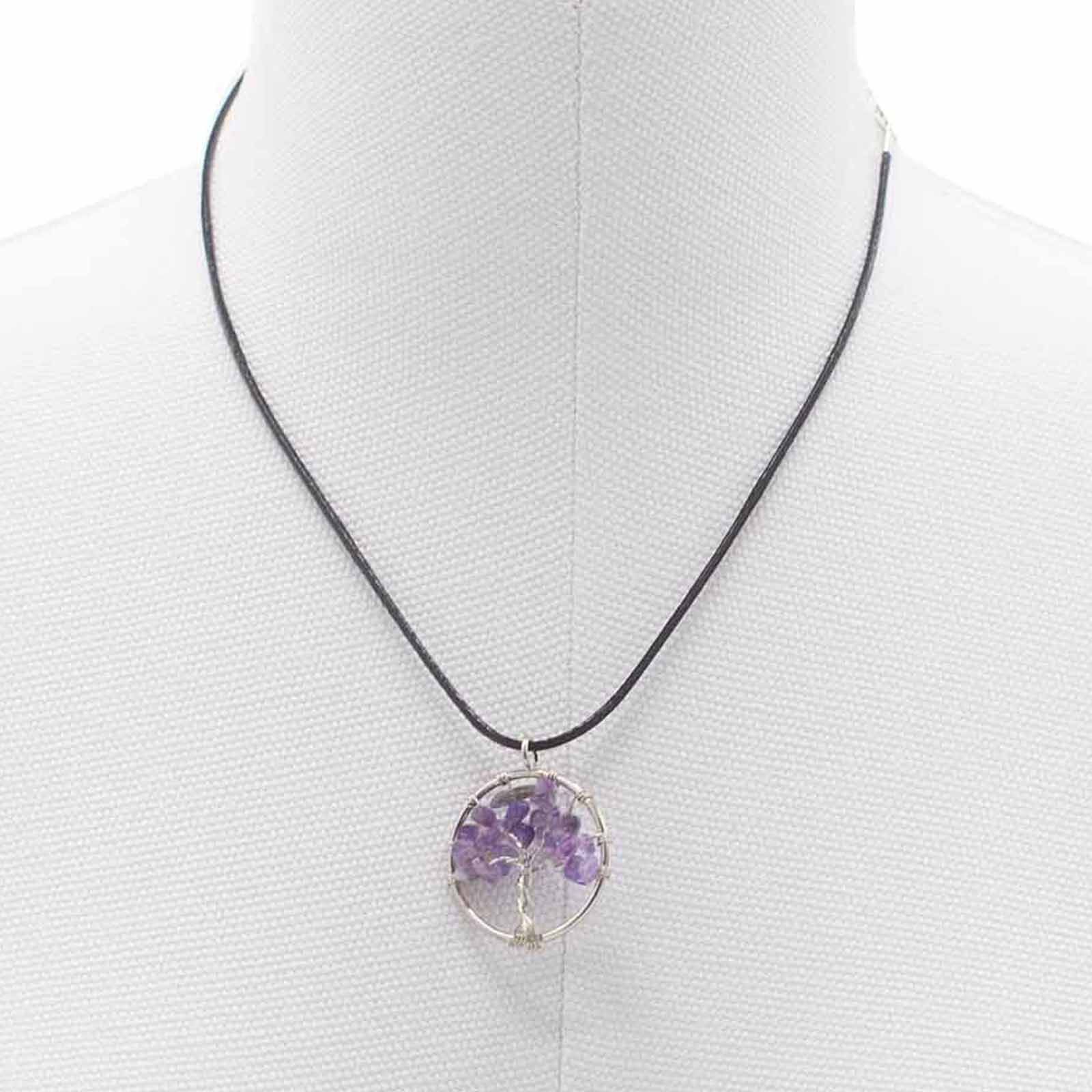 Tree of Life Pendant - Amethyst - Image 4