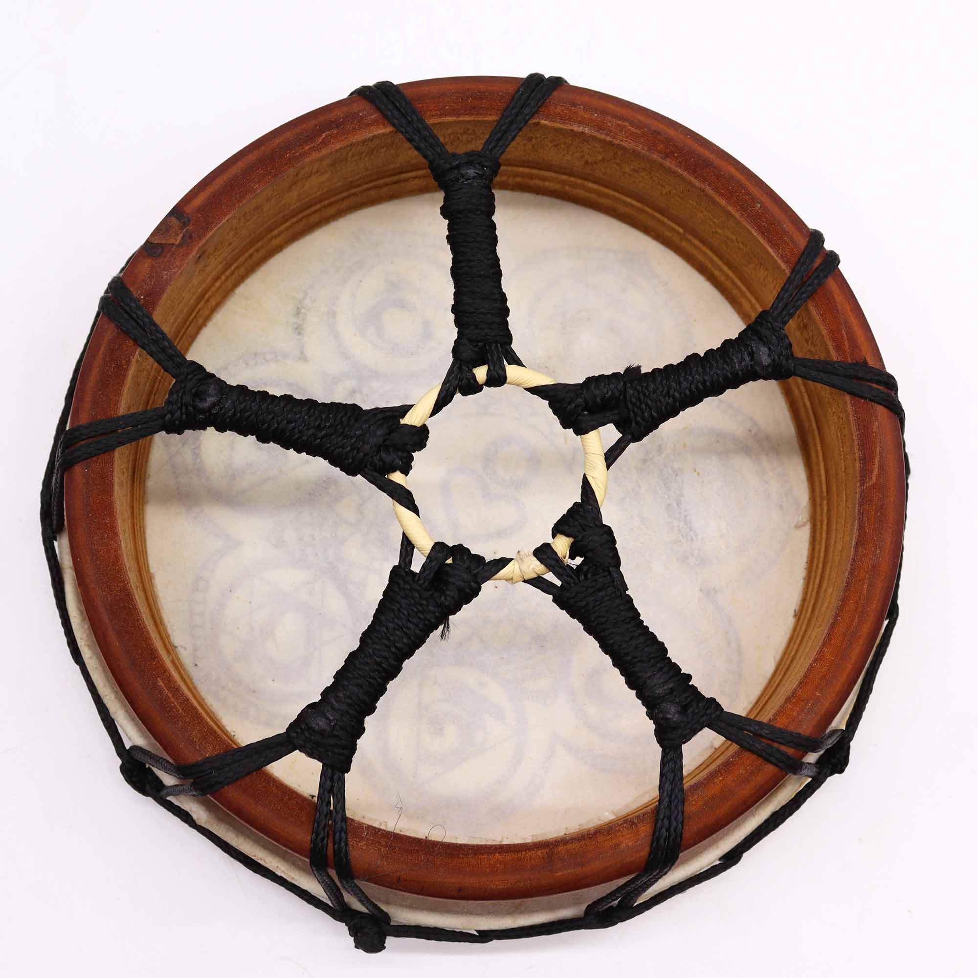 Chakra Shamanic Drum with Stick - 25cm - Image 2