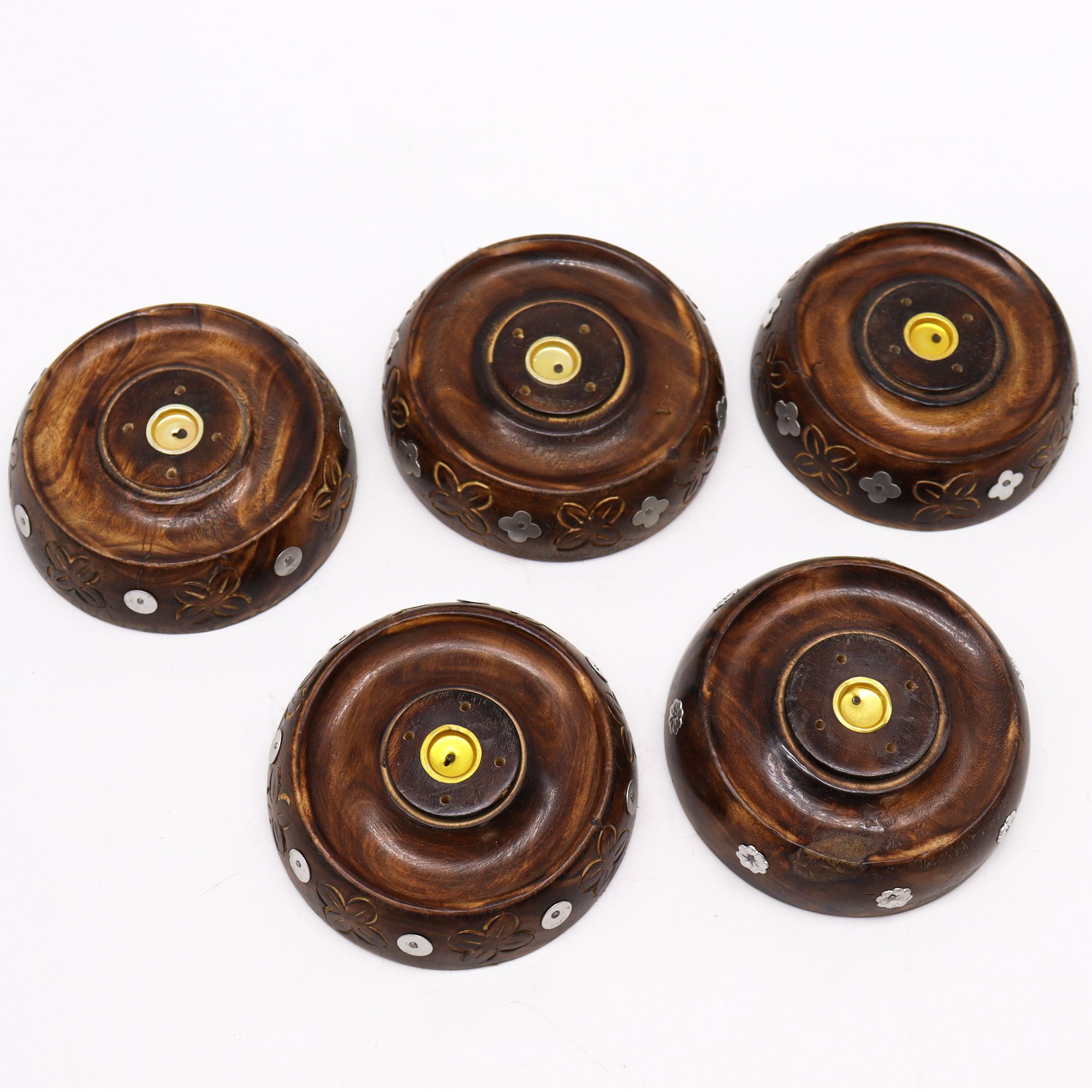 Cone & Stick Burner- Asst Design - Mango Wood - Image 3