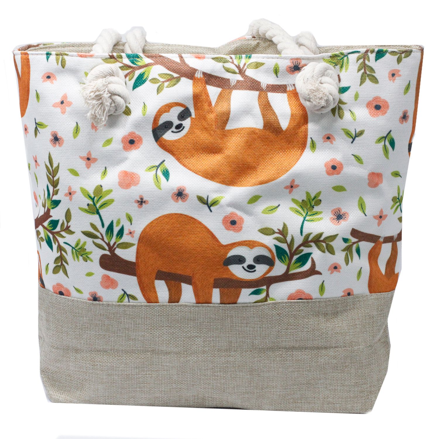 Rope Handle Bag - Sloths - Image 2
