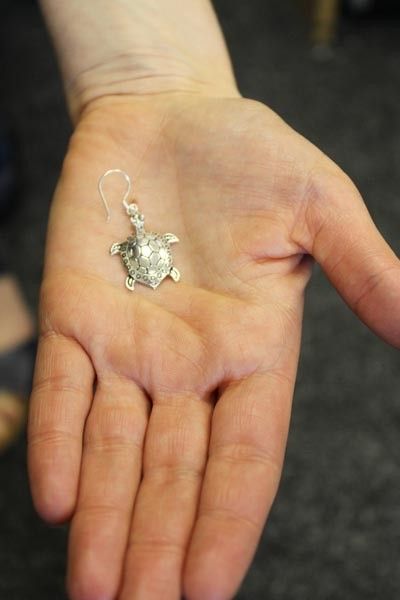 Silver Earrings - Lizards - Image 4