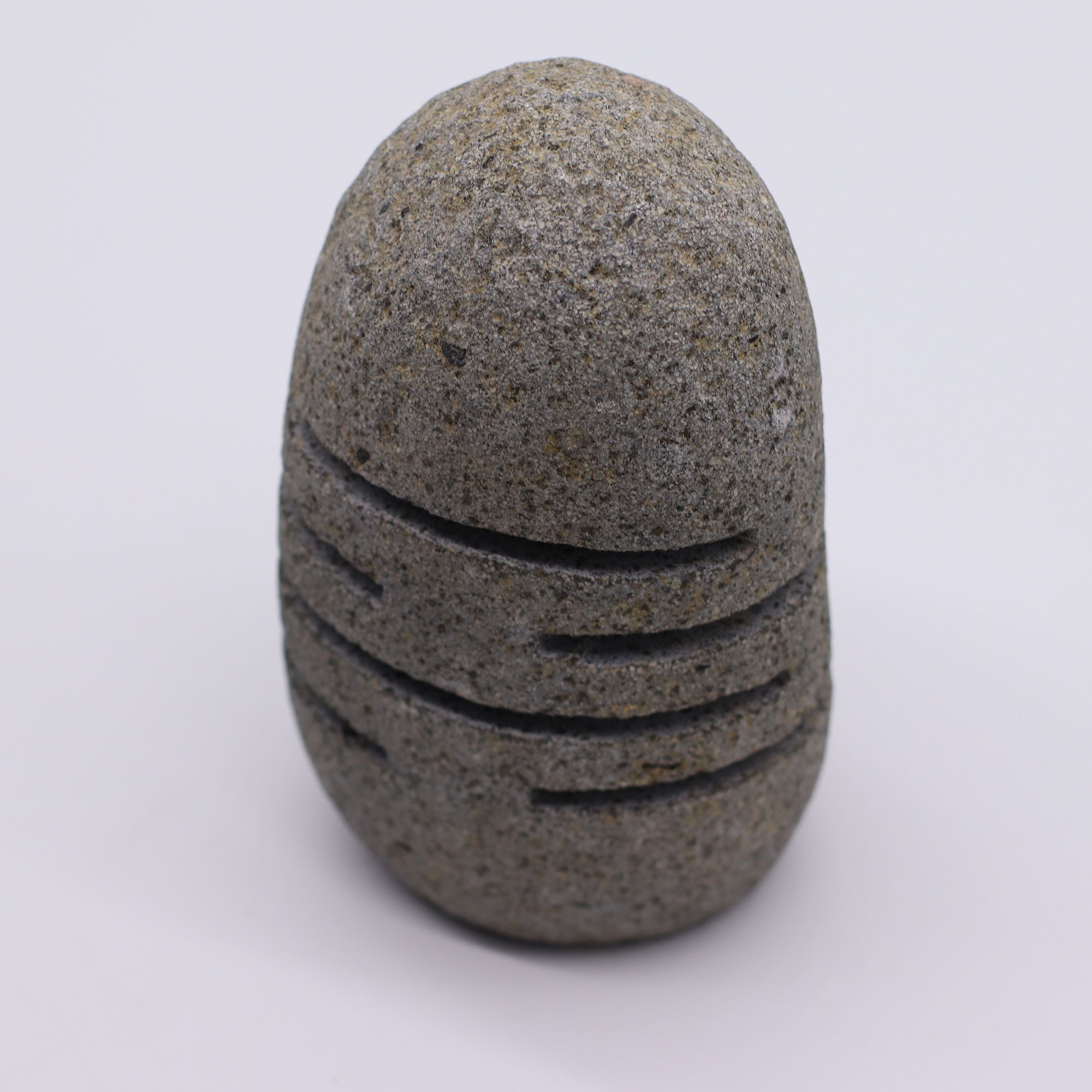 Natural Riverstone Candle Holder - Standing Stone Cut - Image 5