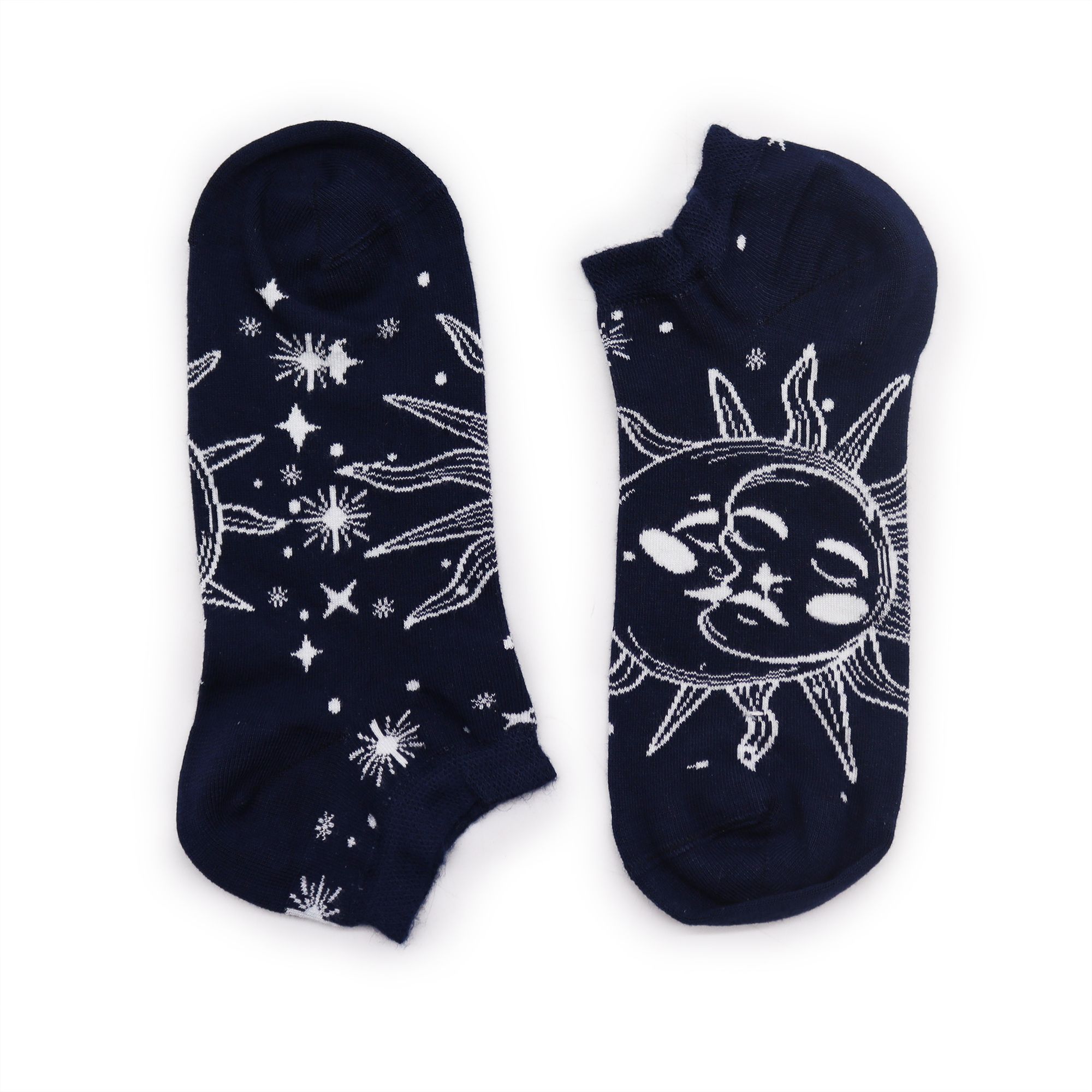 S/M Hop Hare Bamboo Socks Low (3.5-6.5) - Sun and Moon - Image 2