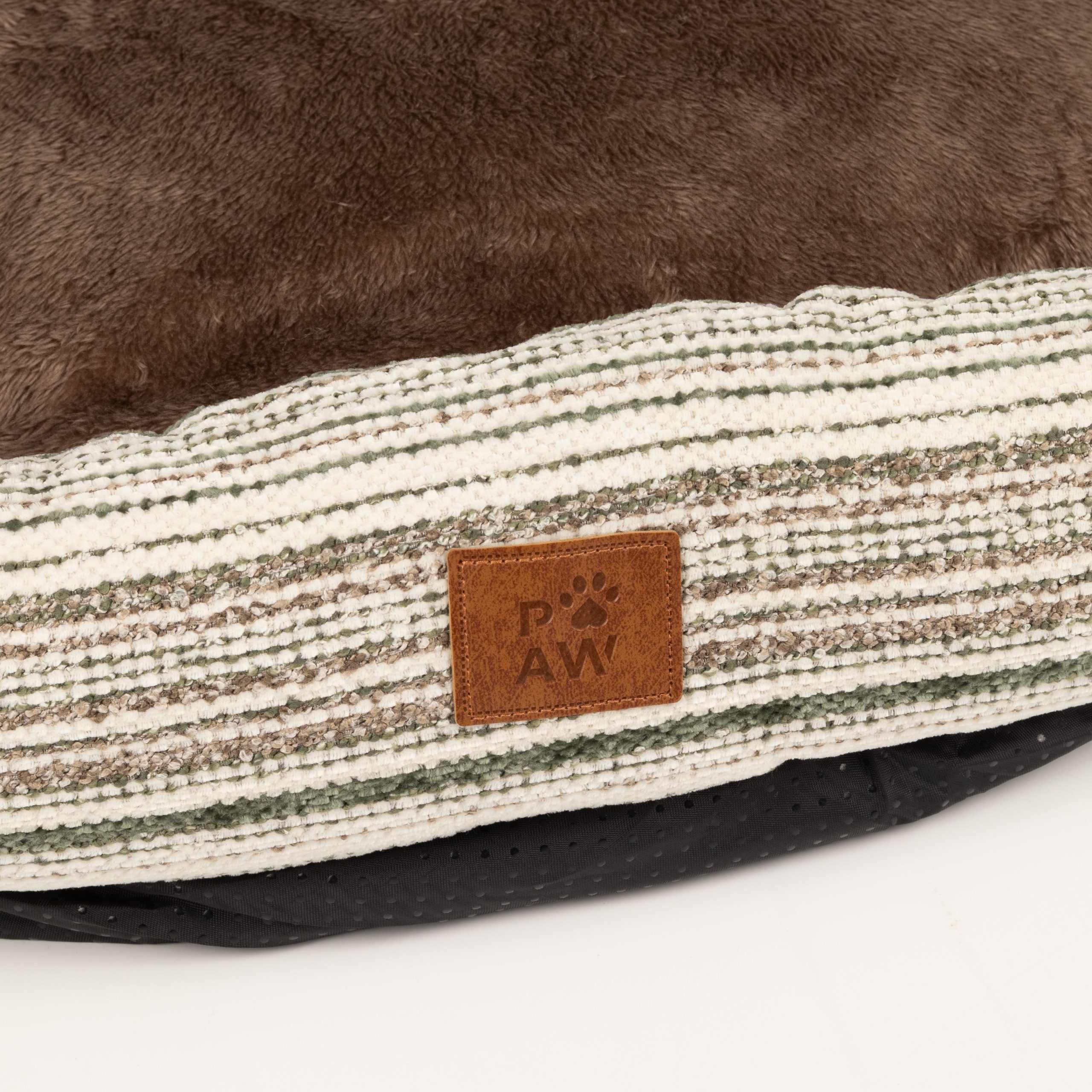 PAW Bed – Medium Sofa – Brown Stripes – 60 × 60 × 28cm - Image 5