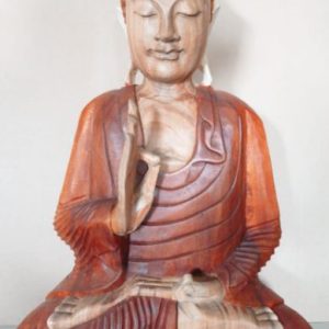 Hand Carved Buddha Statue - 60cm Teaching Transmission