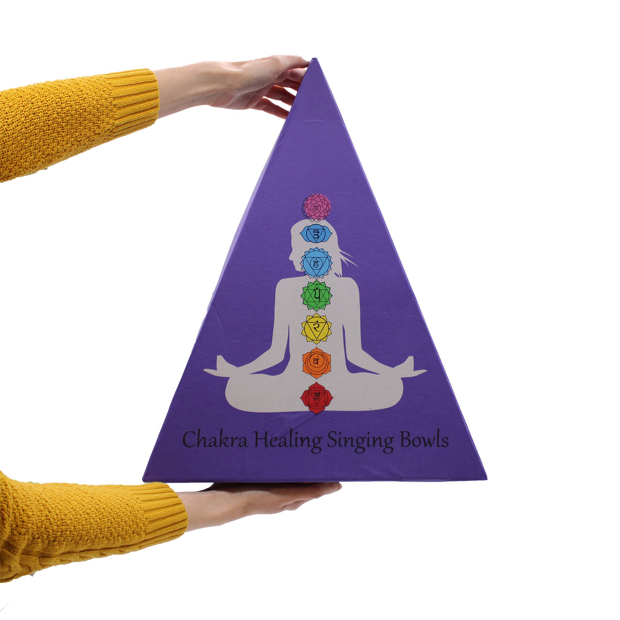 Chakra Pyramid Singing Bowl Gift Set - Image 5