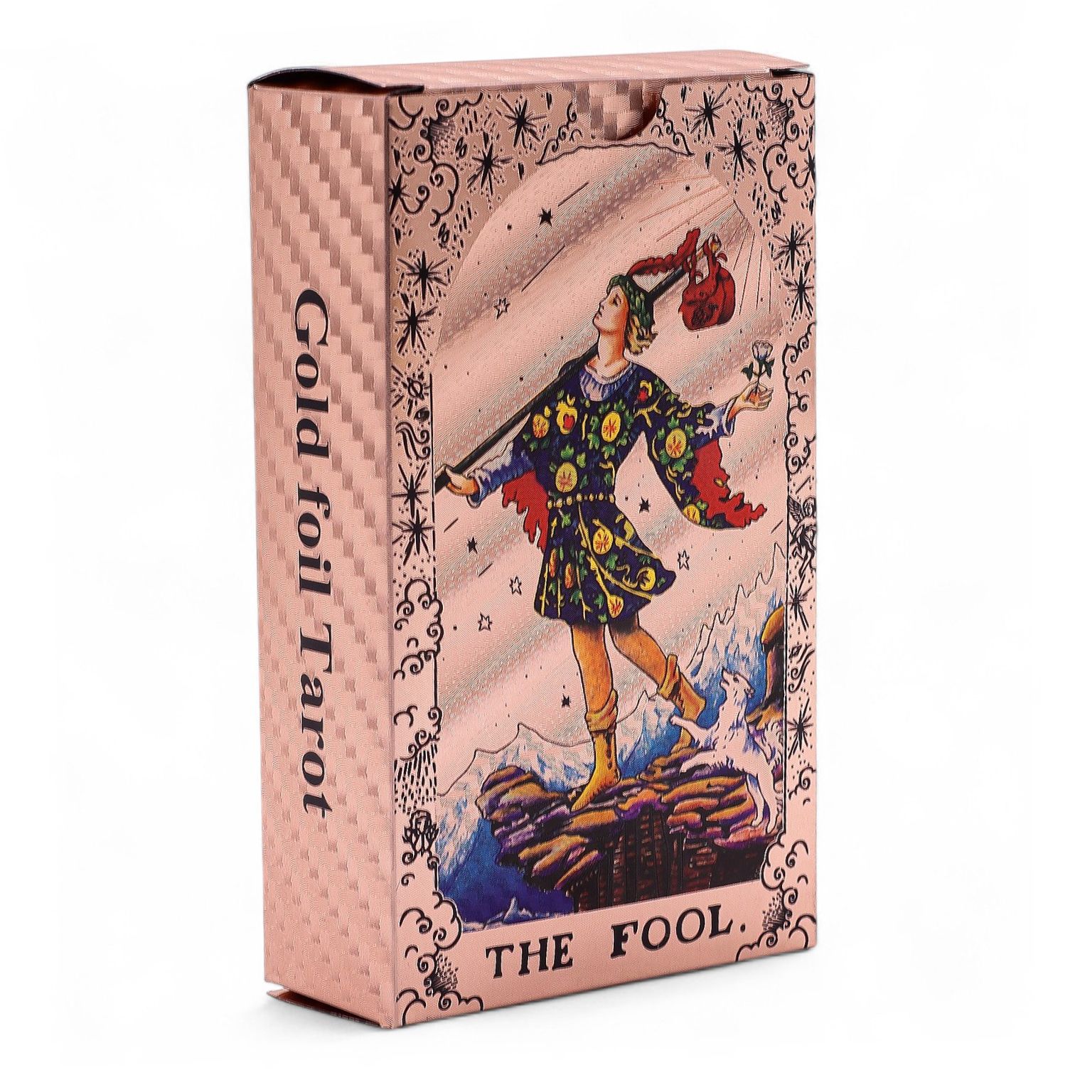 Rose Gold Foil Tarot Card Set - Moon Phase - with booklet - Image 2