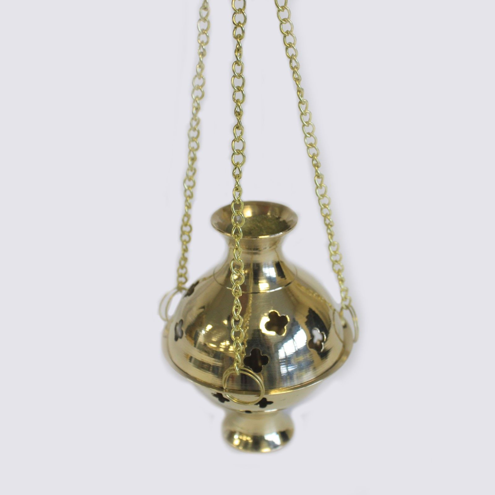 Hanging Brass Incense Burner - Image 4