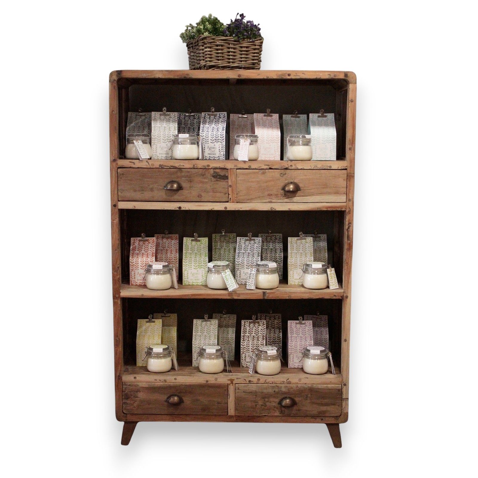 Shelf Display - Recycled Wood - 100x40x160cm - Image 2