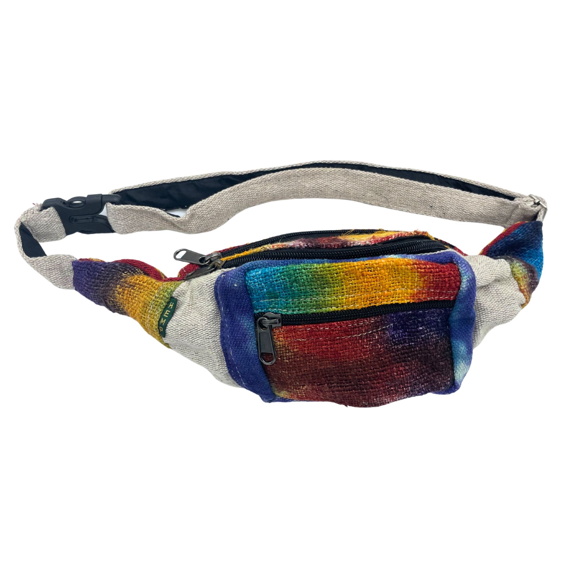Tiedye Hemp Bum Bag - Image 3