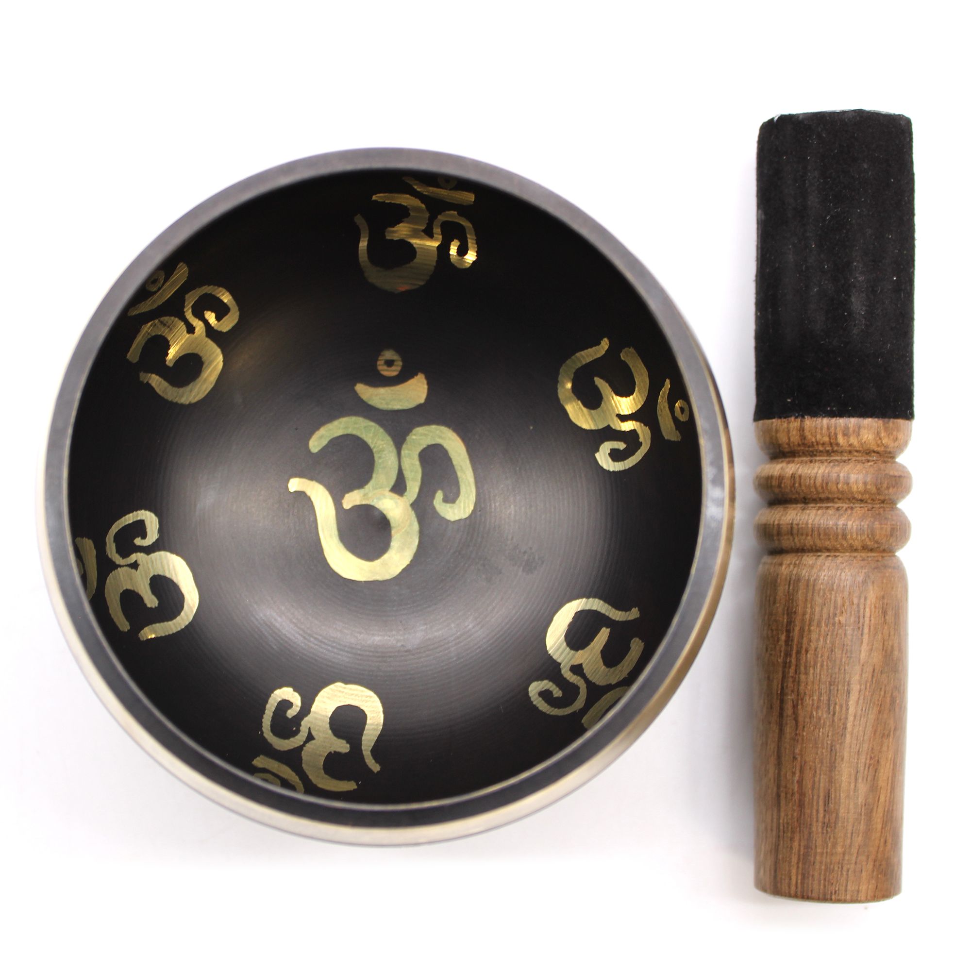 Yoga Om Singing Bowl Set - Image 5