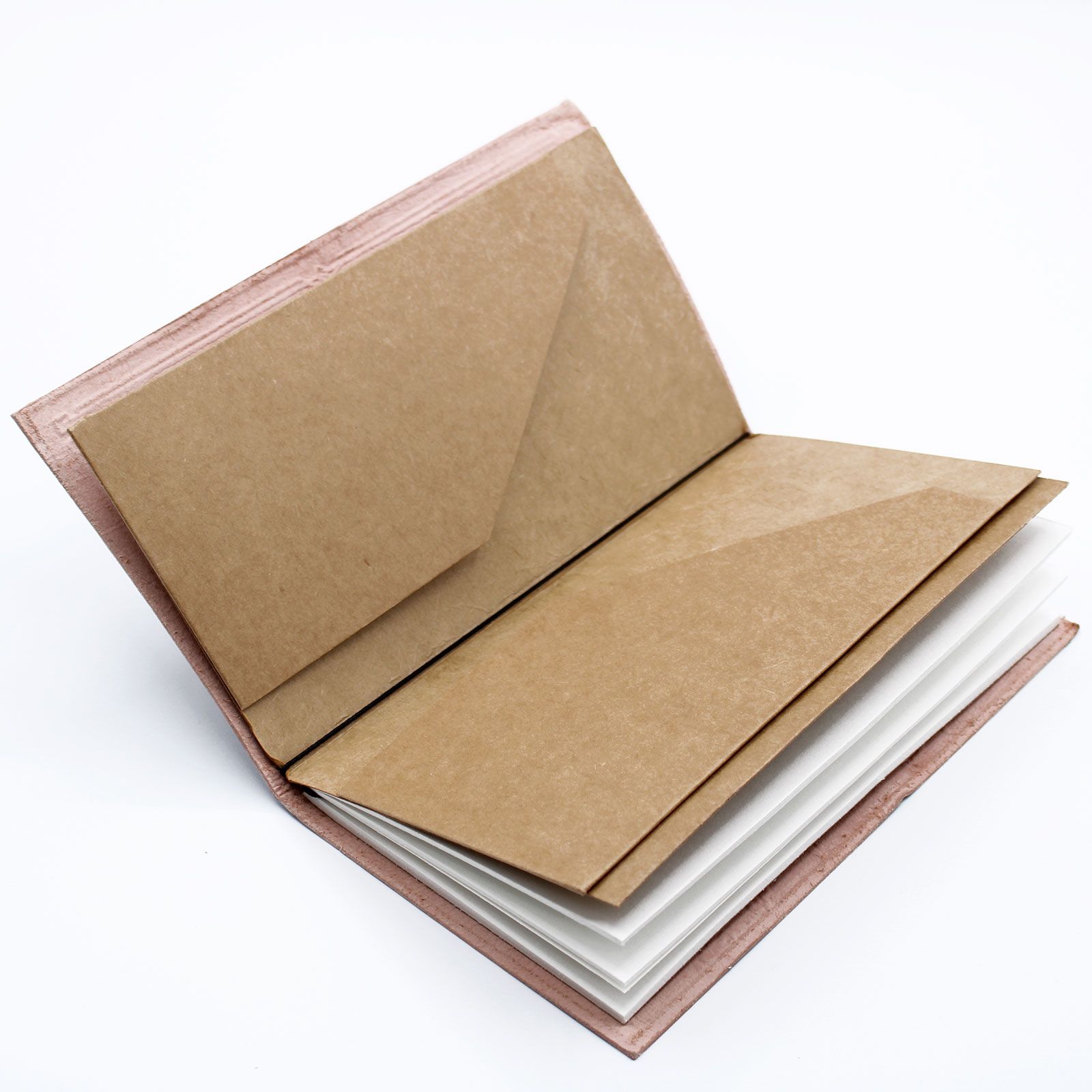 Handmade Leather Journal - Our Family Adventure Book - Brown (80 pages) - Image 5