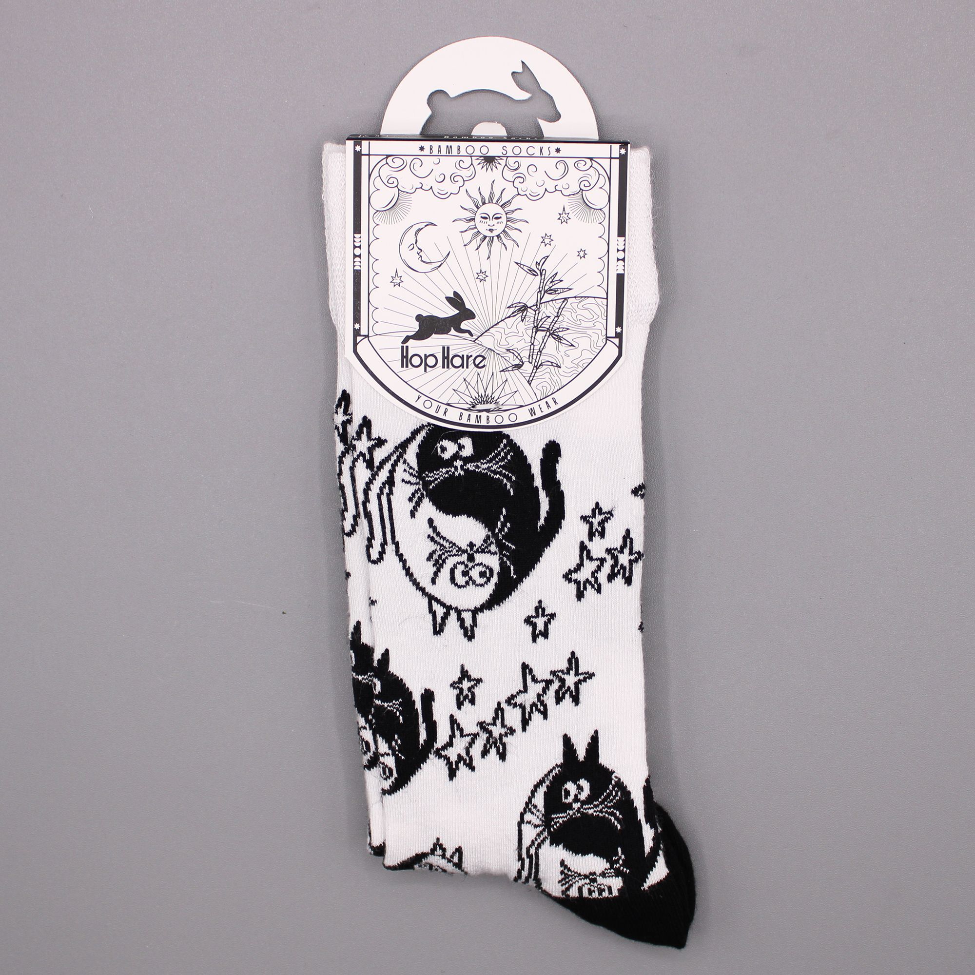 Hop Hare Bamboo Socks M/L - Ying Yang - Image 5
