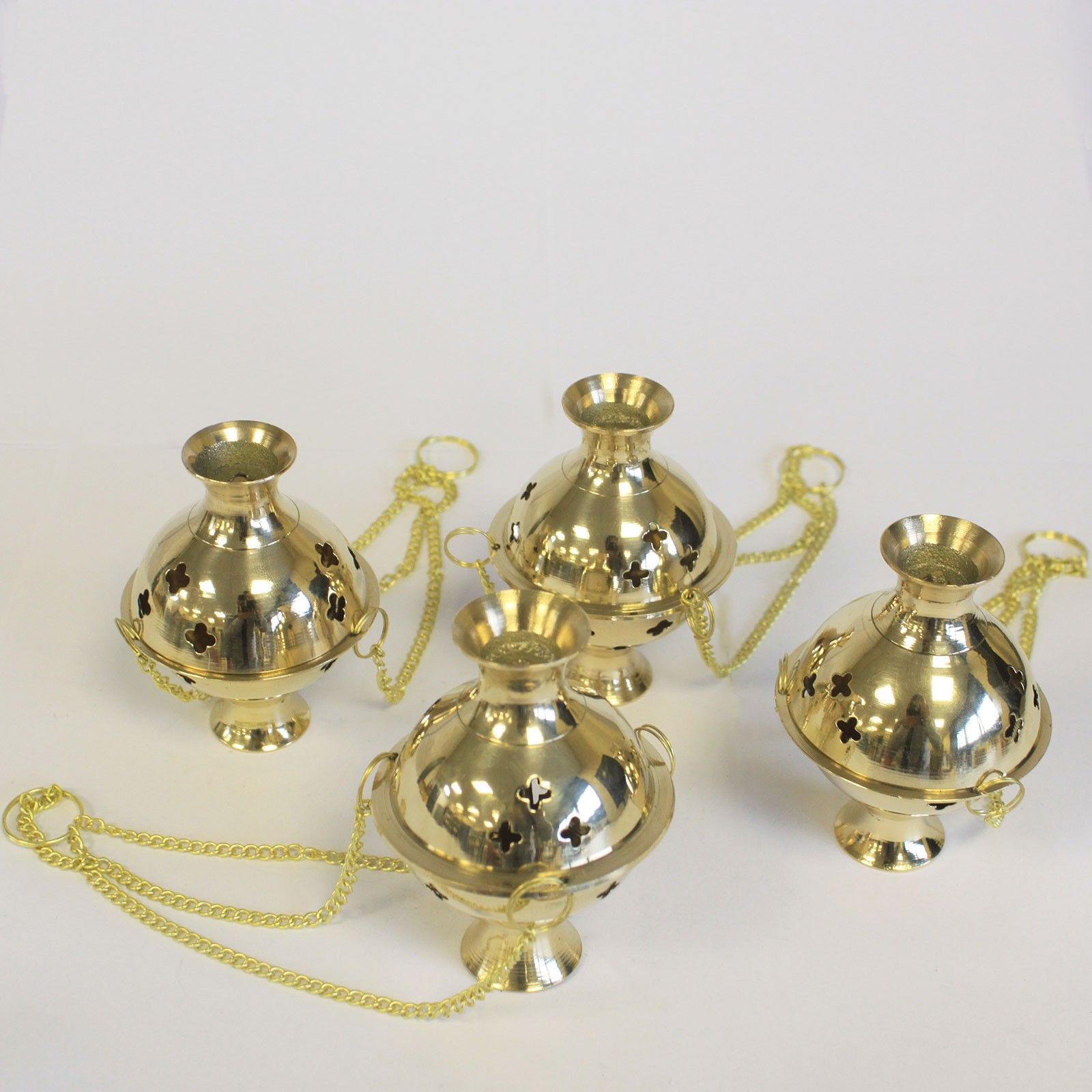 Hanging Brass Incense Burner - Image 8