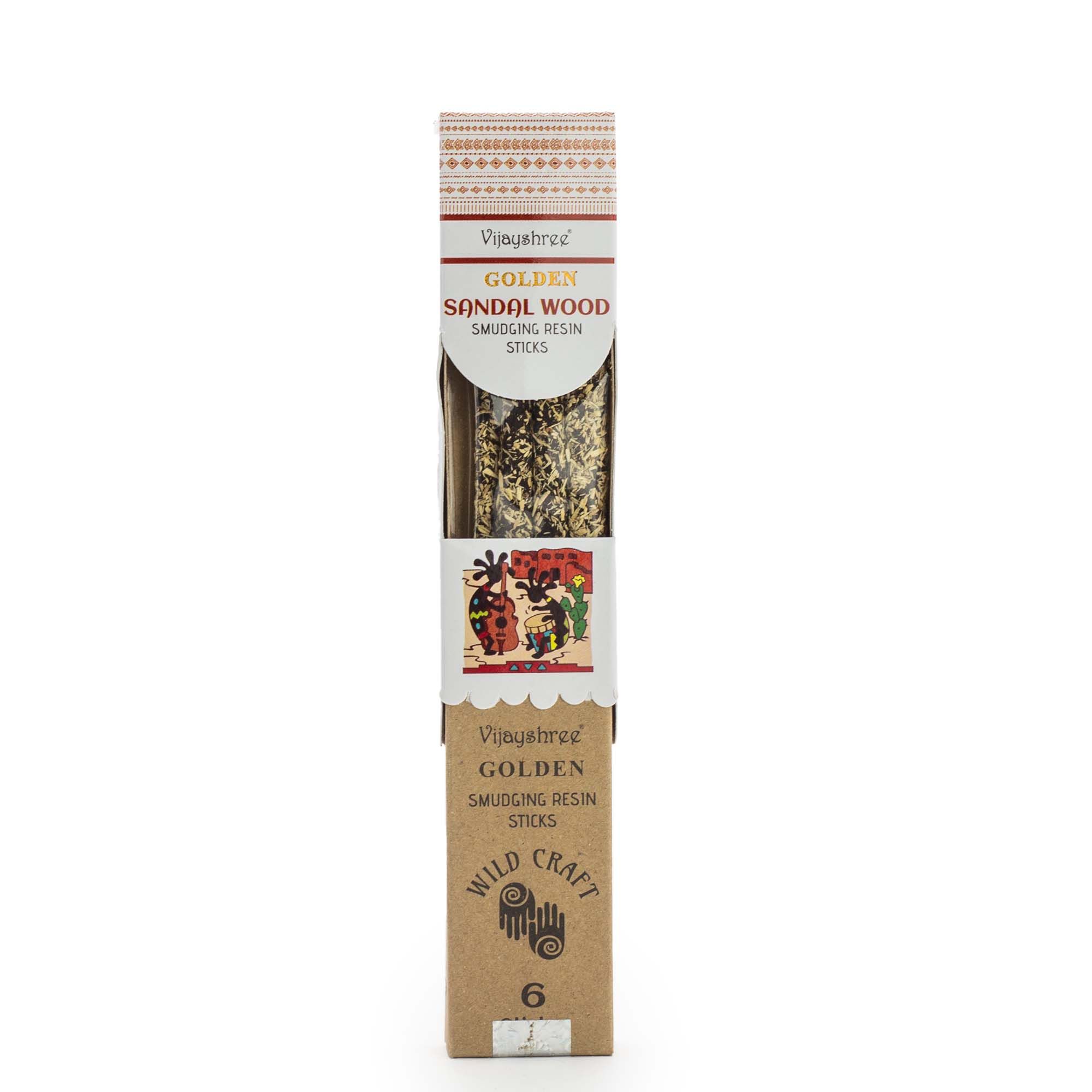 Golden Sandal Wood Smudging Resin Sticks - 30g - Image 7
