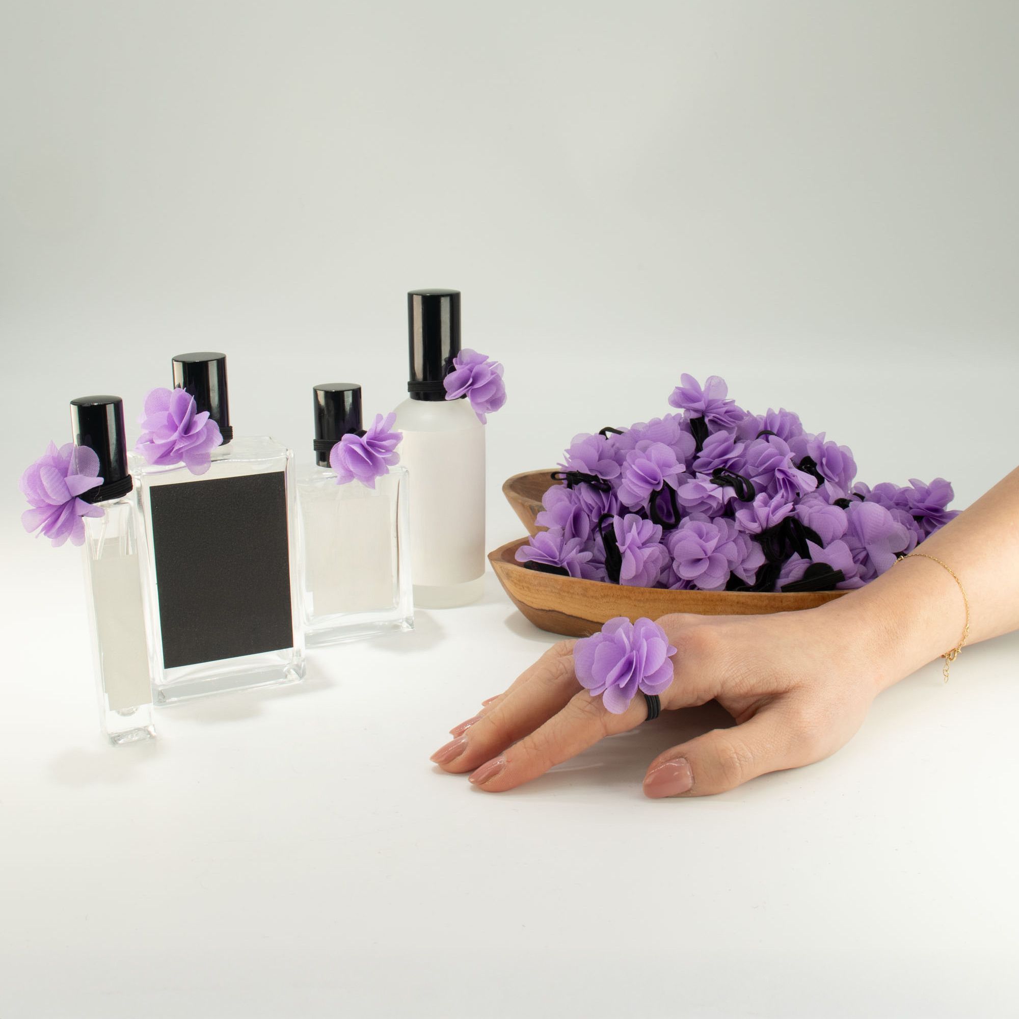 Fragrance Chiffon Diffuser Rings - Lavender - Image 2
