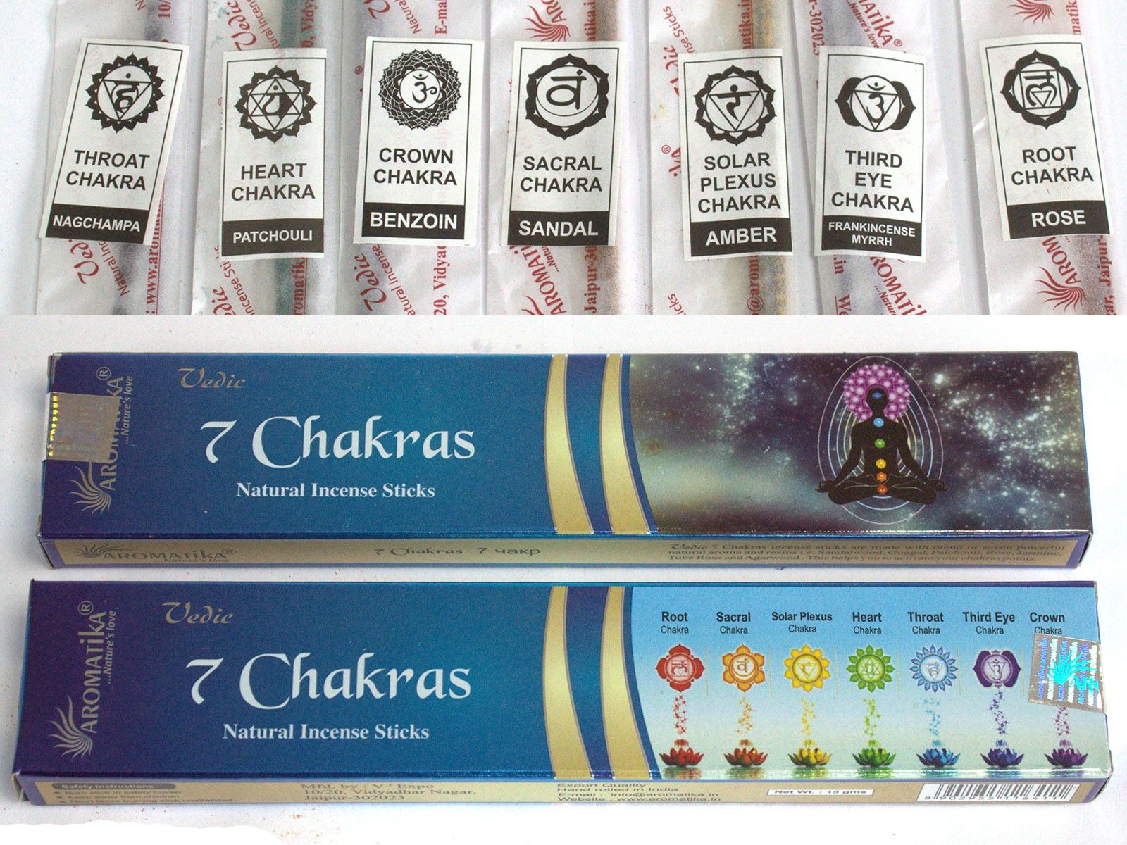 Vedic - Incense Sticks - 7 Chakras - Image 2