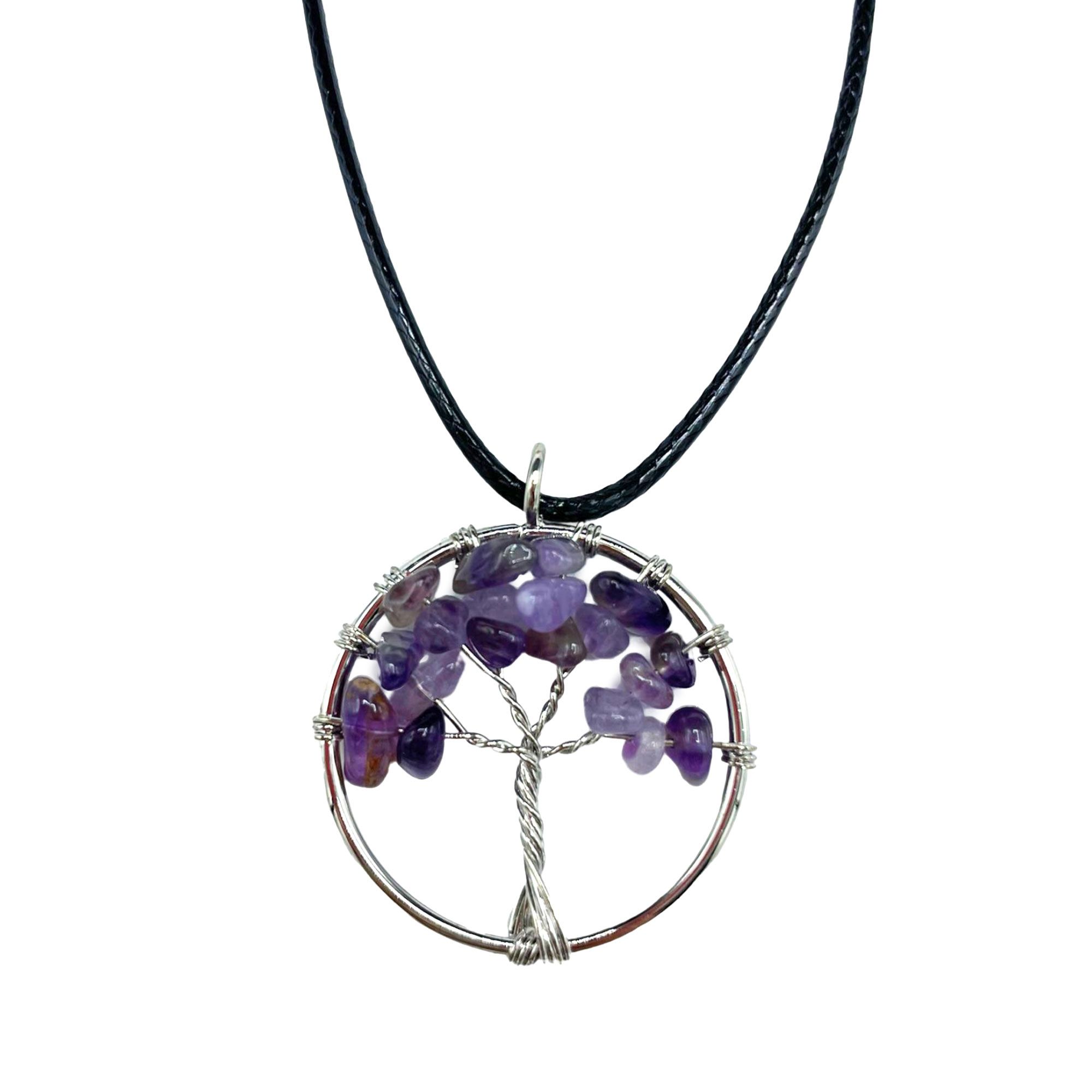 Tree of Life Pendant - Amethyst - Image 3