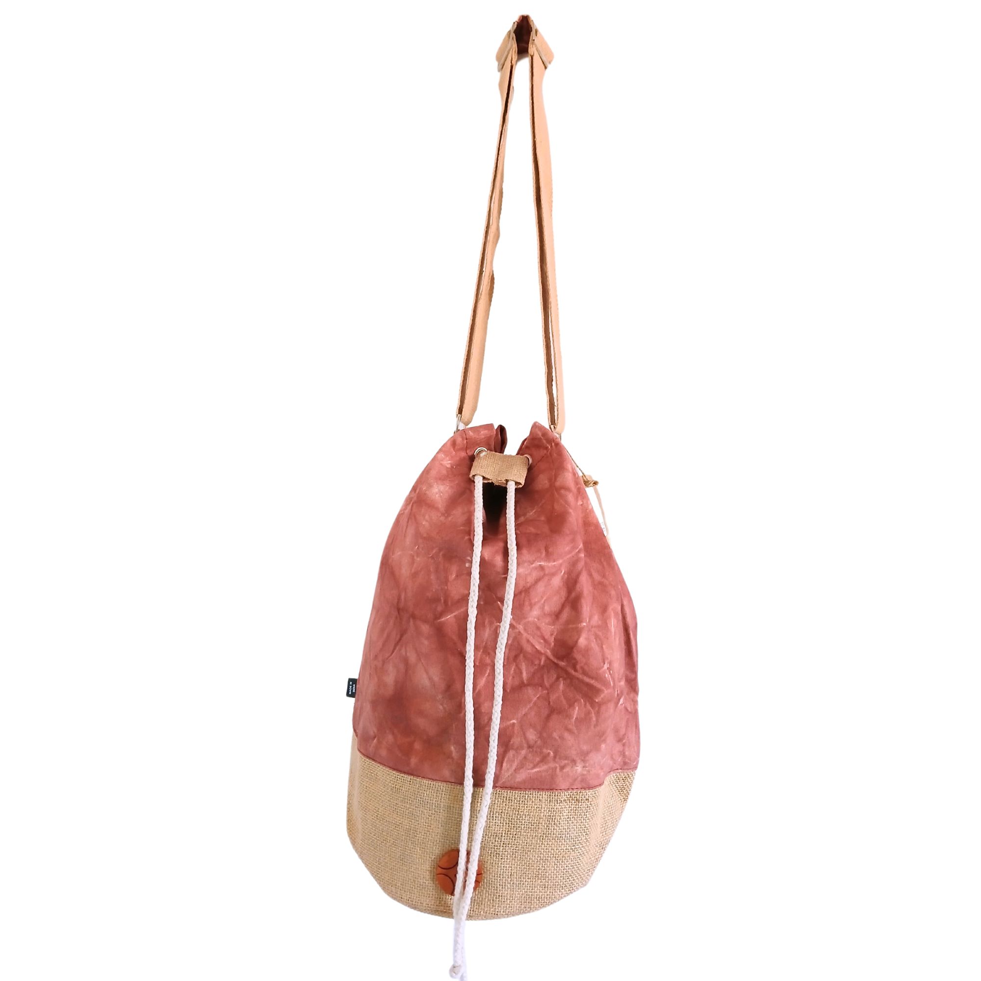 All Natural Backpack - Terracotta Stonewash - Hamsa - Image 2