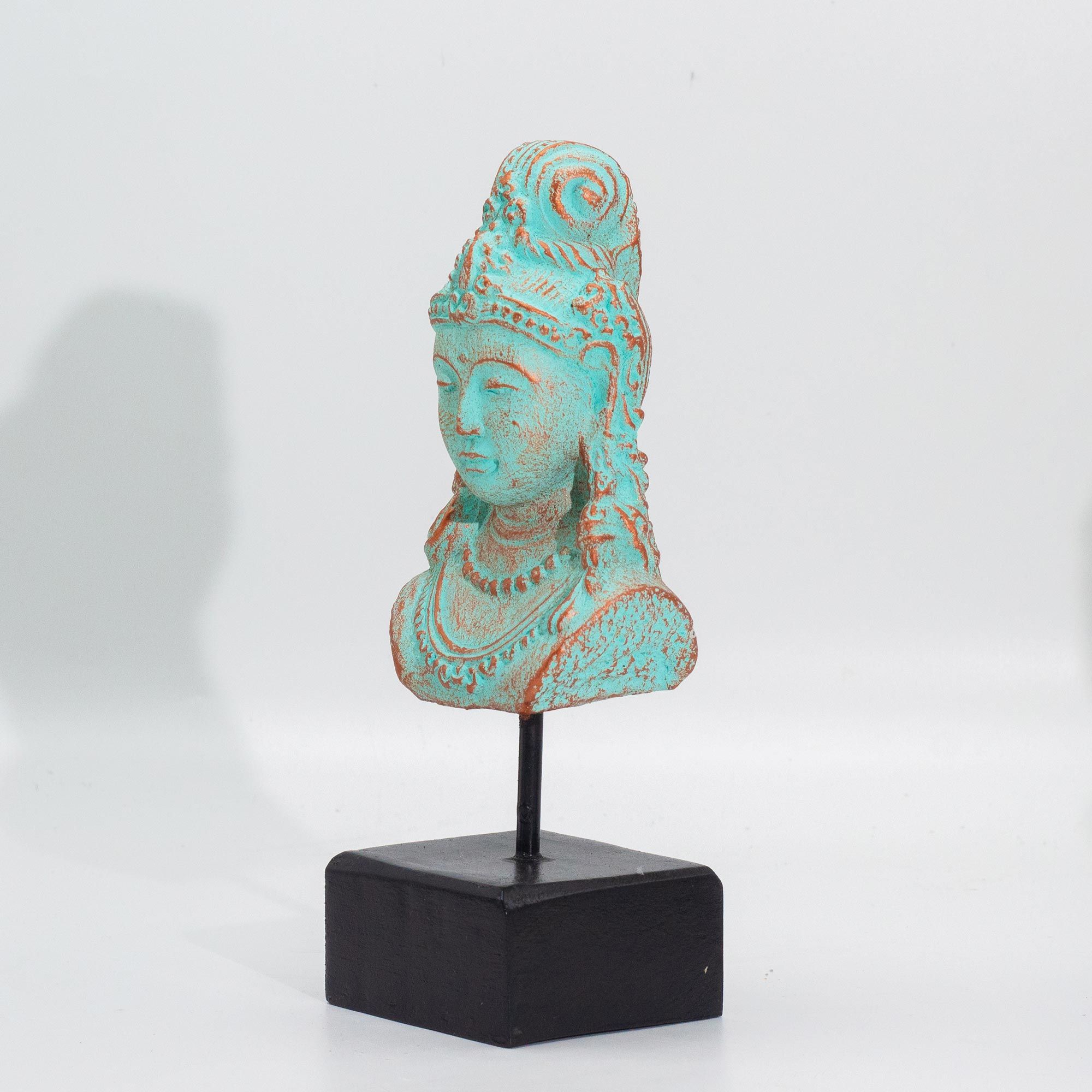 Lucky Java Princess on Stand - Green Copper - Image 4