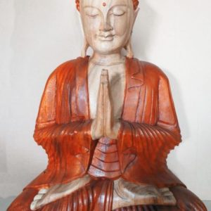 Hand Carved Buddha Statue - 60cm Welcome