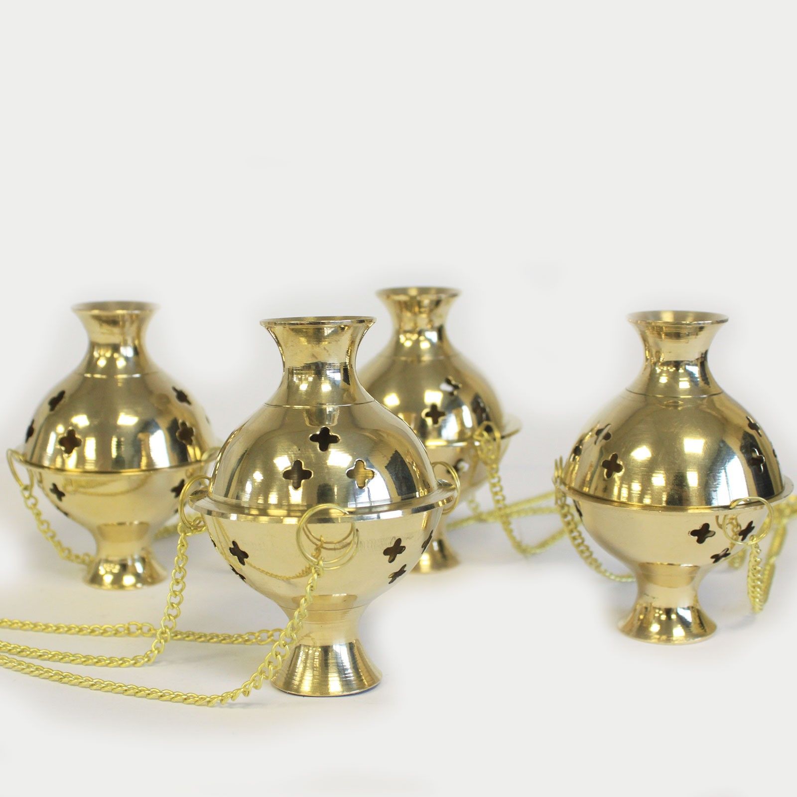 Hanging Brass Incense Burner - Image 5