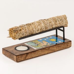 Large Sage Stick Heater Enamelled - The Star