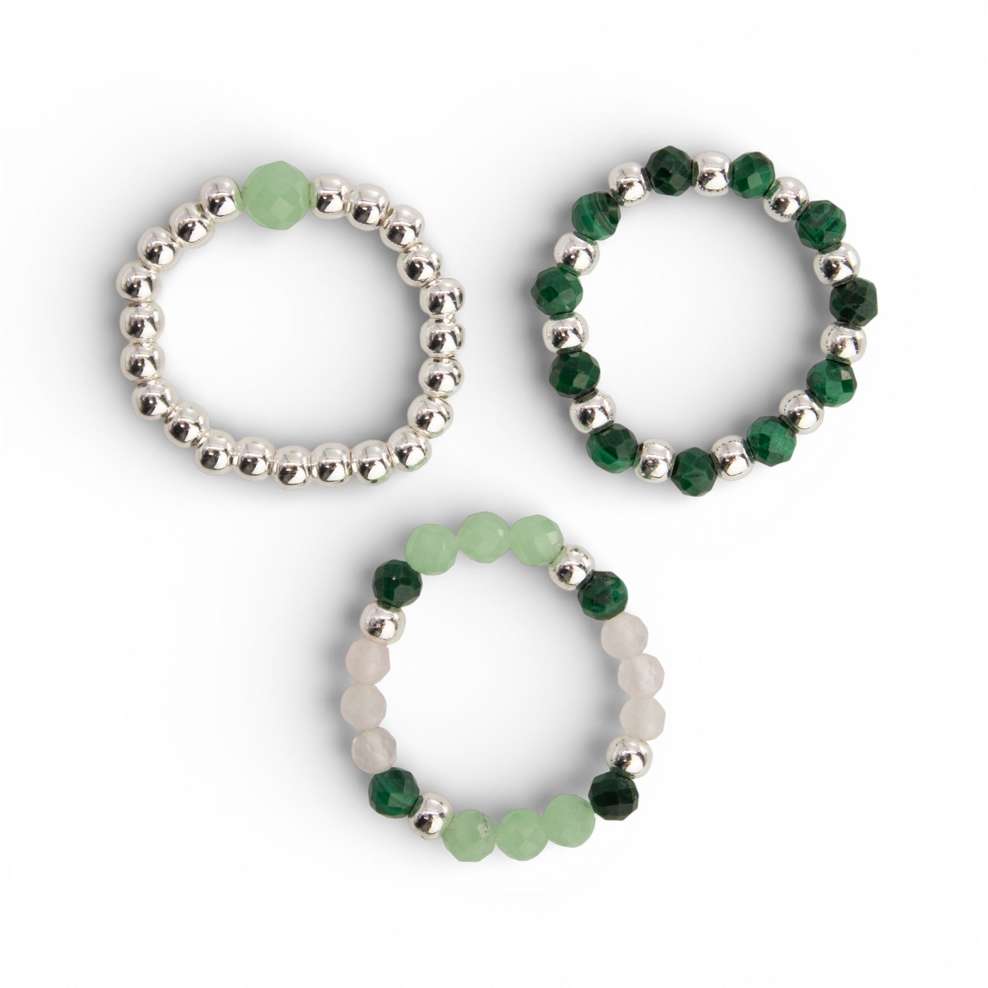 Nymph Spirit Gemstone Ring Set - Forest Spirit - Image 5