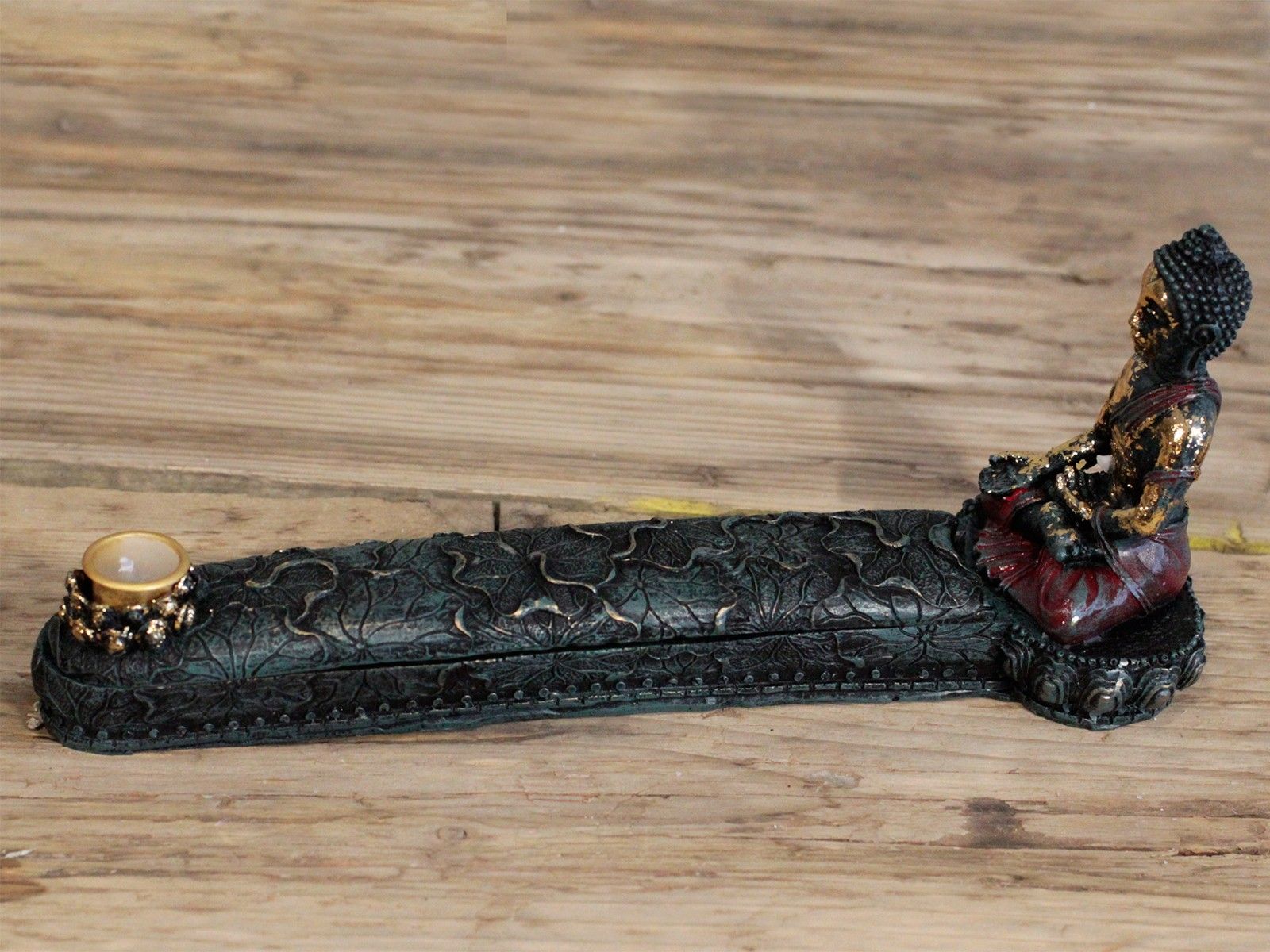 Antique Buddha - Incense Burner & Box - Image 4