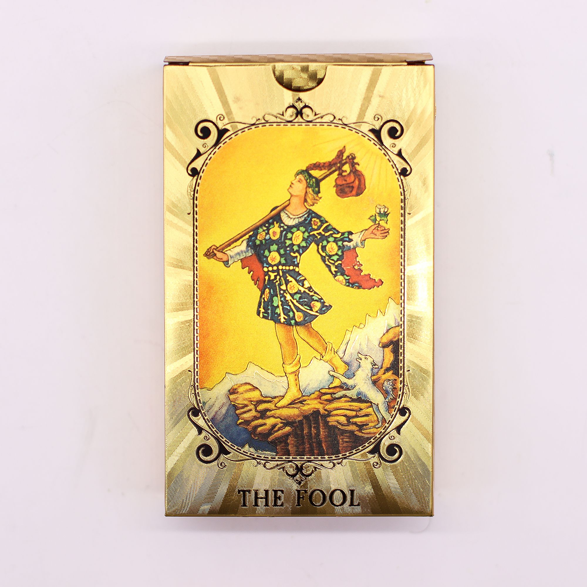 Blue & Gold Foil Tarot Card Set - All Seeing Eye - with booklet - Image 9