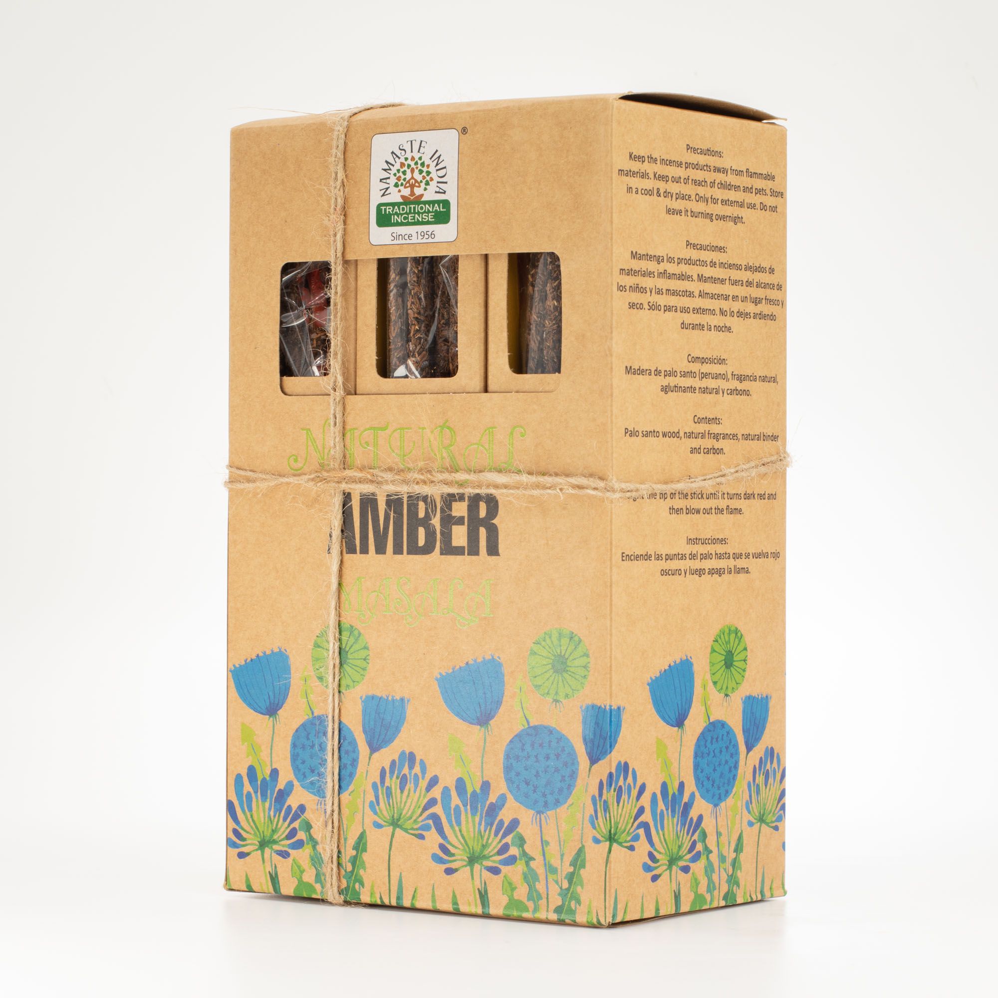 Natural Botanical Masala Incense - Amber - Image 3