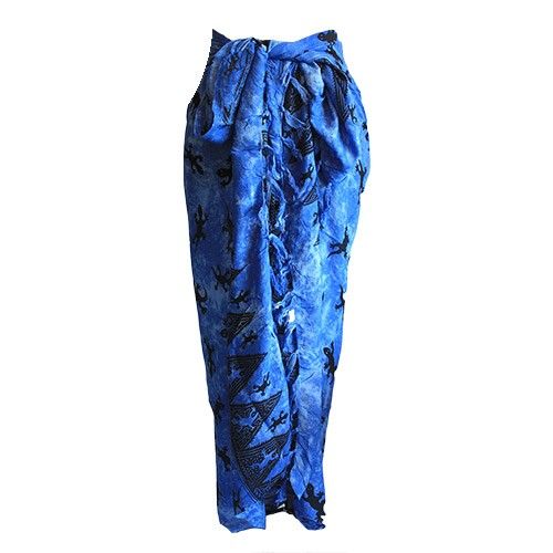 Bali Gecko Sarongs - Blue - Image 2