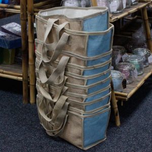 Stacking Natural Jute Baskets